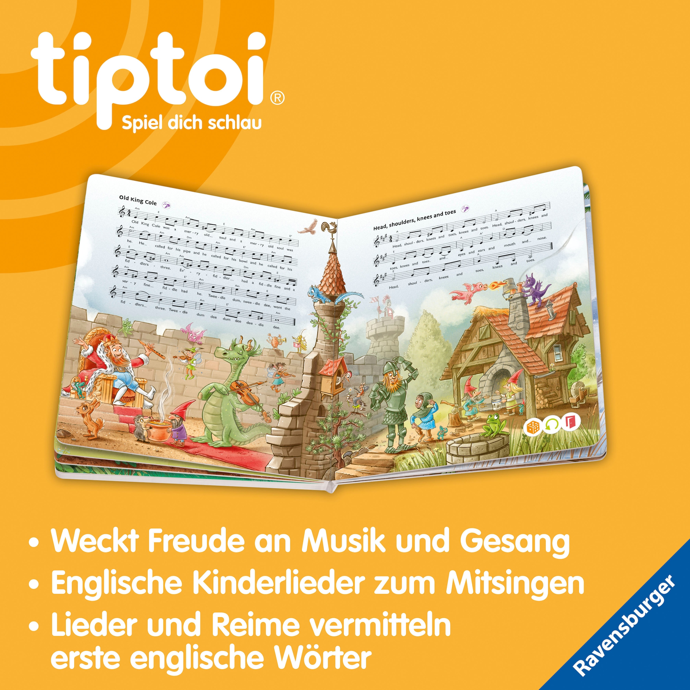 Ravensburger Buch »tiptoi® Meine schönsten englischen Kinderlieder«, Made in Europe