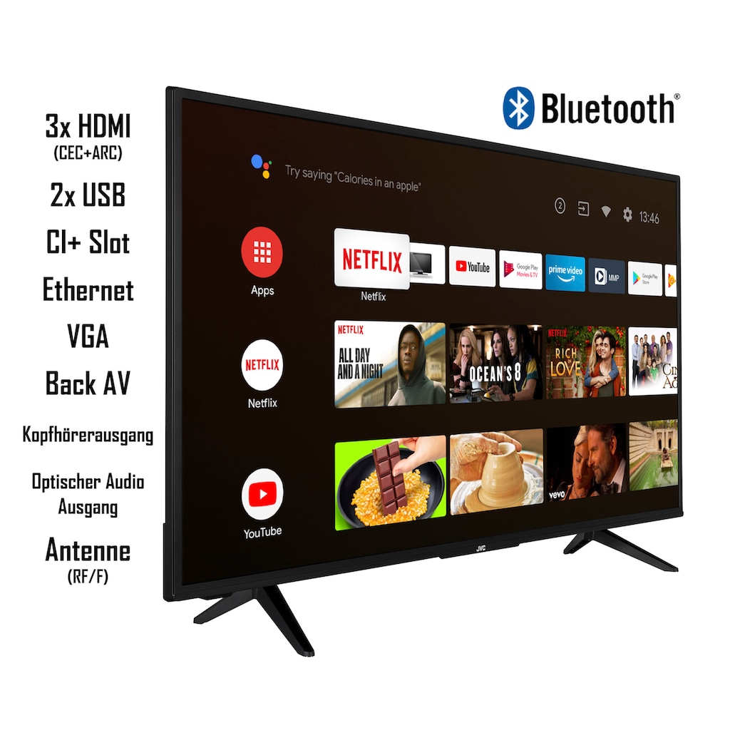 JVC LED-Fernseher »LT-43VAF3055«, 108 cm/43 Zoll, Full HD, Android TV