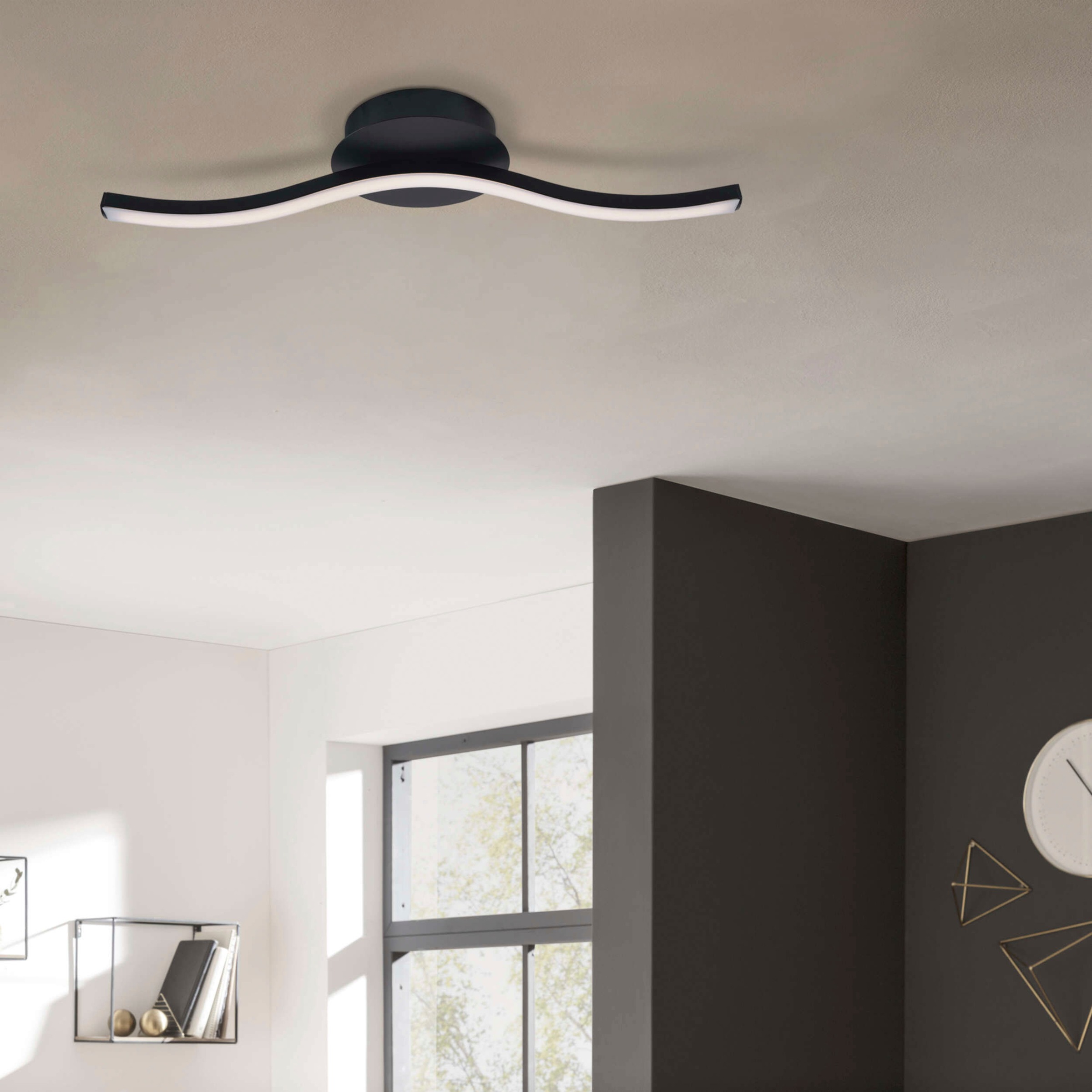 näve LED Deckenleuchte »Onda«, 1 flammig, Leuchtmittel LED-Modul   LED fest günstig online kaufen