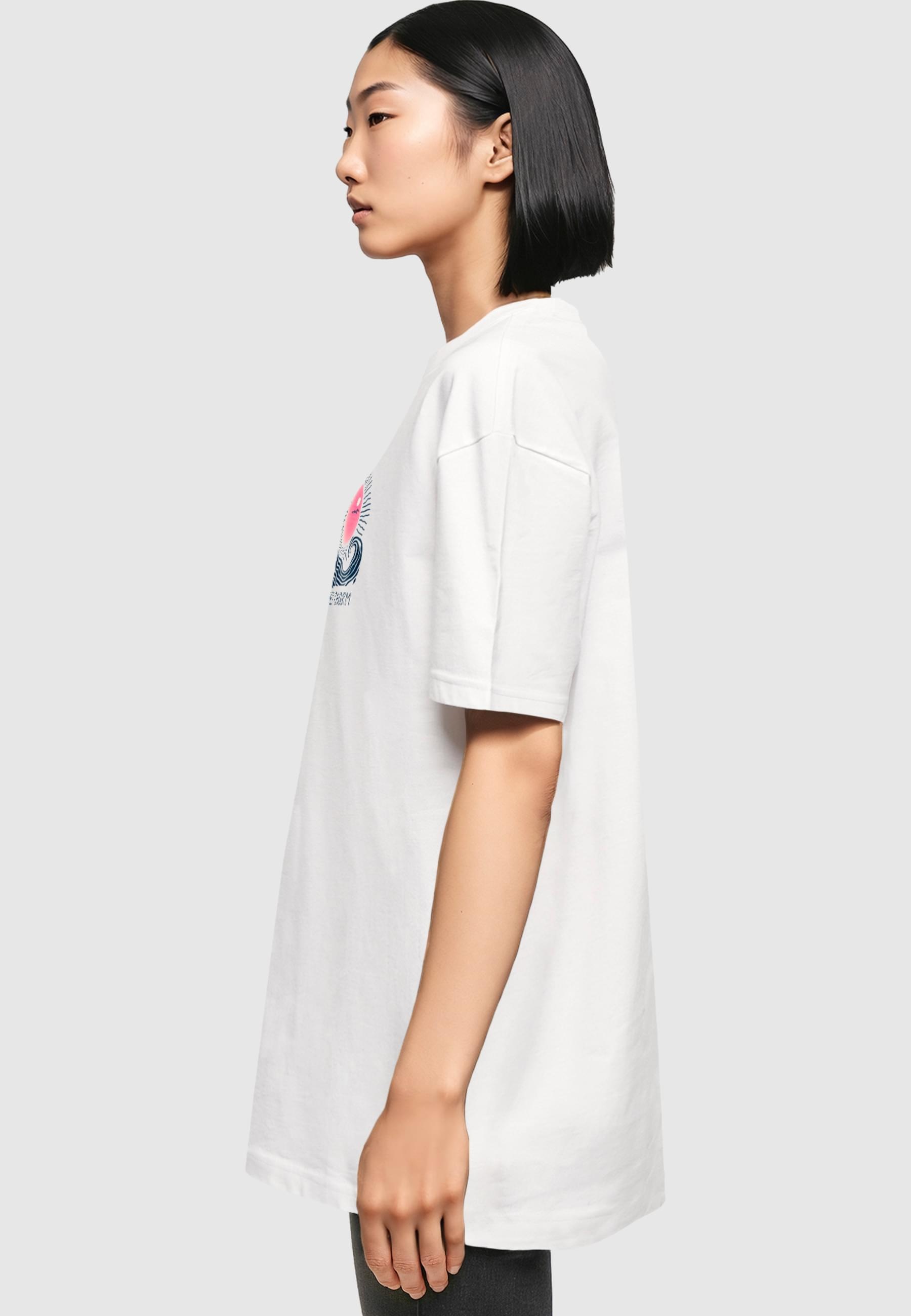 Merchcode T-Shirt »Merchcode Ladies Sunset Charm Oversized Tee« 1 Stk.