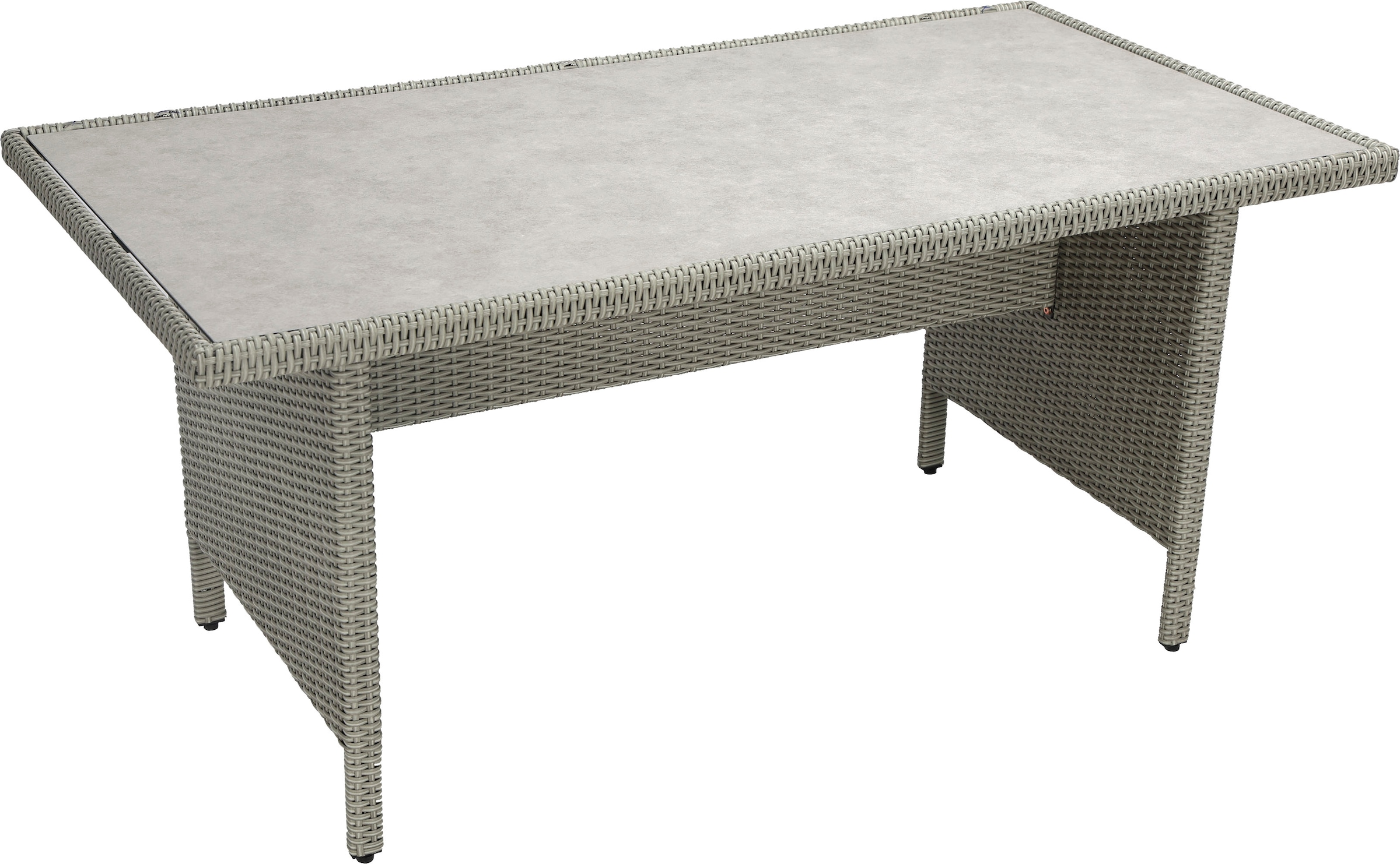 KONIFERA Gartenlounge-Set »Amsterdam XL« Set, 16 tlg. tlg. bestehend aus 2 Sesseln, 2 Hocker, 1 Sofa, 10 Sitzauflagen, 1 Tisch