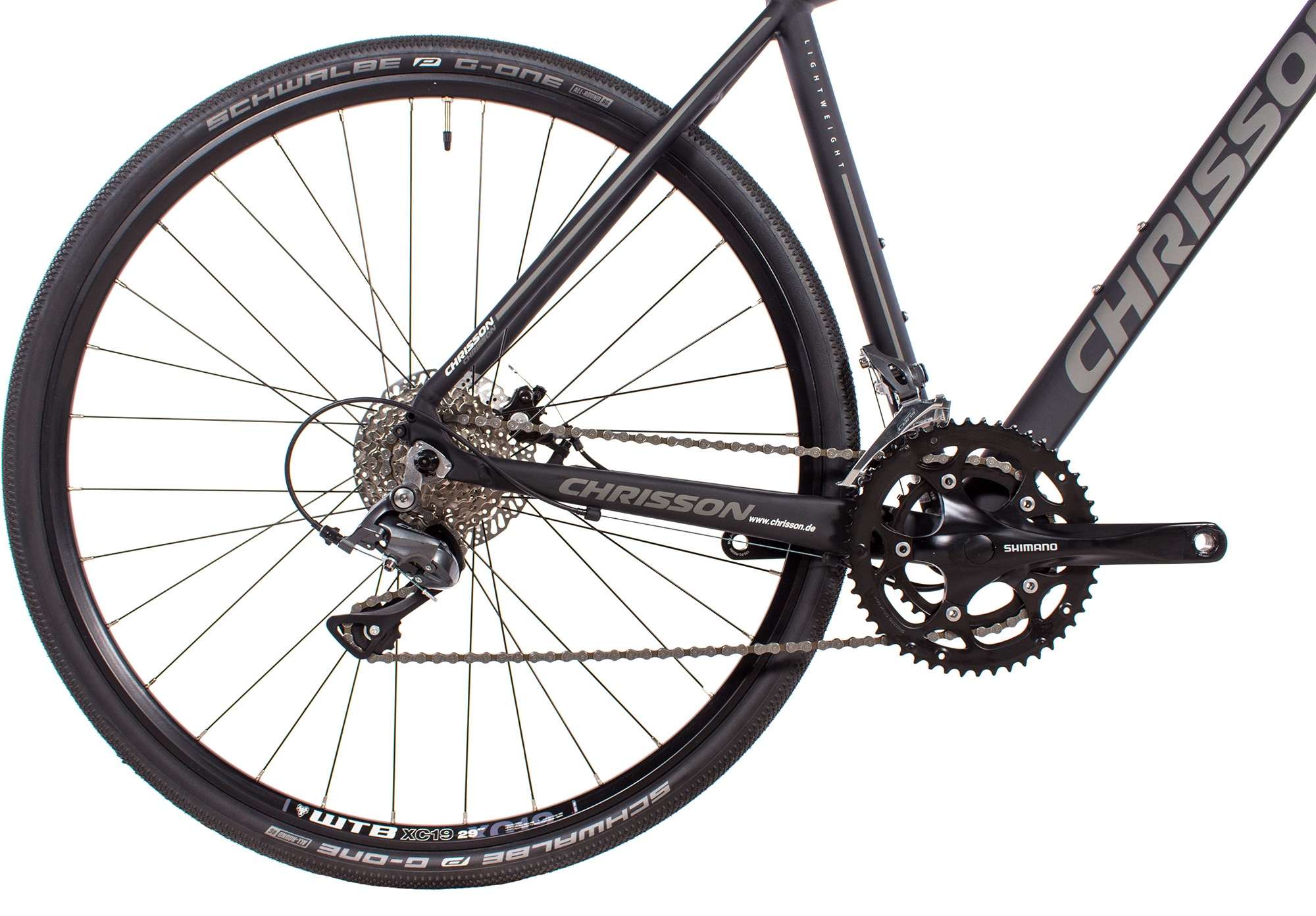 Chrisson Gravelbike Gravel Urban One 16 Gang Shimano Claris