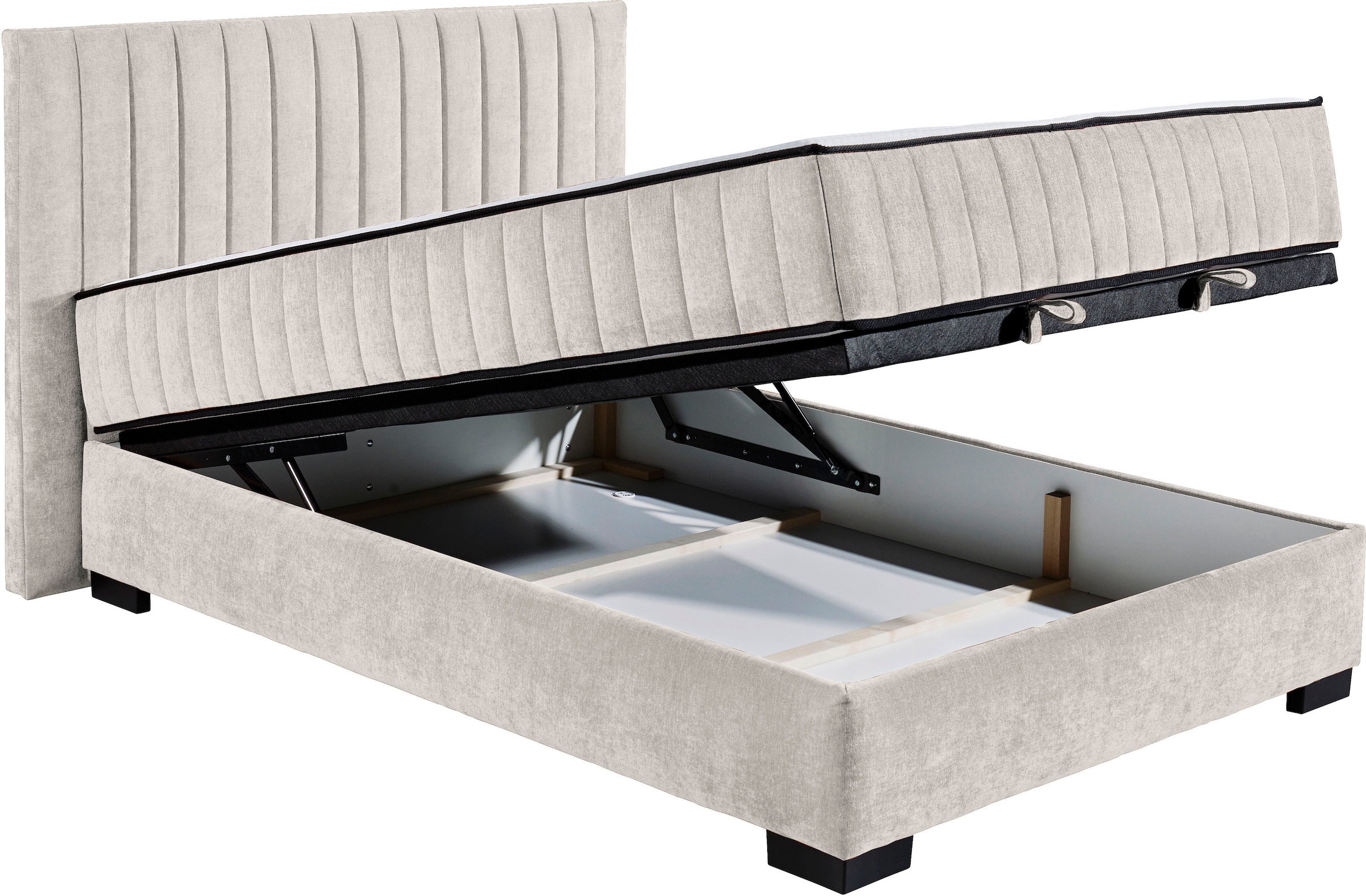 ED EXCITING DESIGN Boxbett »Nagol«, mit Bettkasten, mit Wendematratze, erhältlich in verschiedenen Breiten