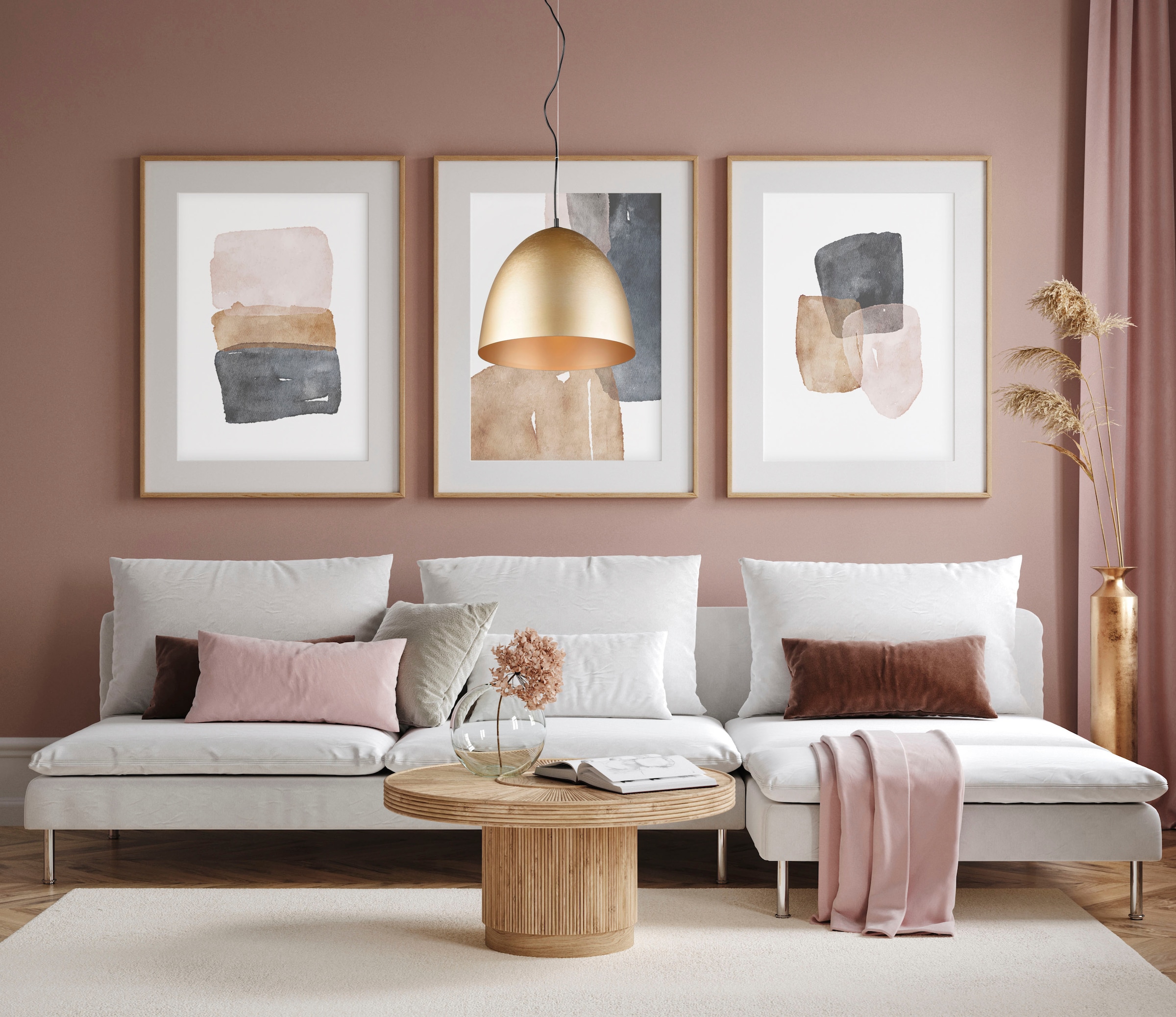REALITY Leuchten Pendelleuchte »Tilda«, 1 flammig, Leuchtmittel E27 | ohne Leuchtmittel, elegante Hängelampe, max 150cm höhenverstellbar, exkl 1xE27 max 40W