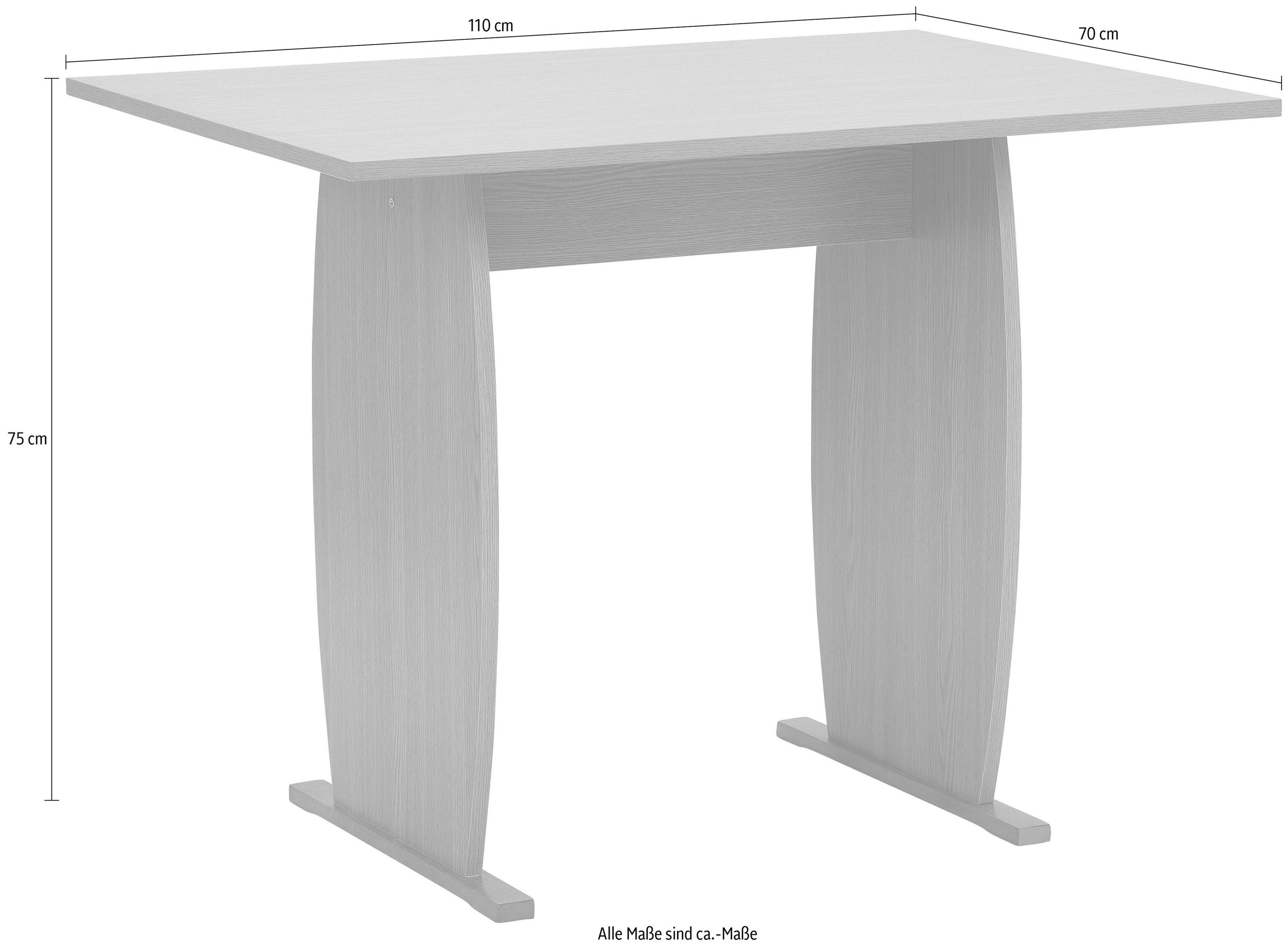 4. Bild von Home affaire Esstisch »Minden 2«, im rustikalen Landhausstil