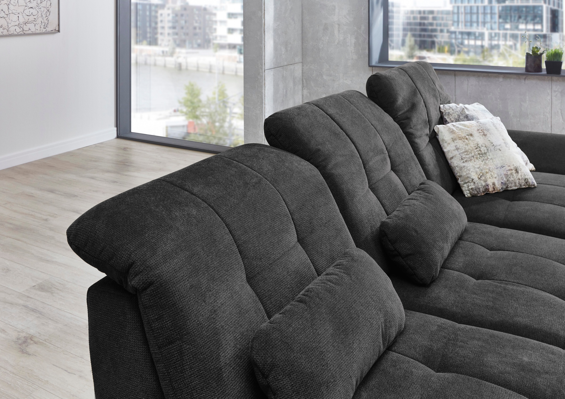 Die PlanBar Ecksofa »MP-IN17004 L-Form«, wahlweise mit Funktion, Federkern