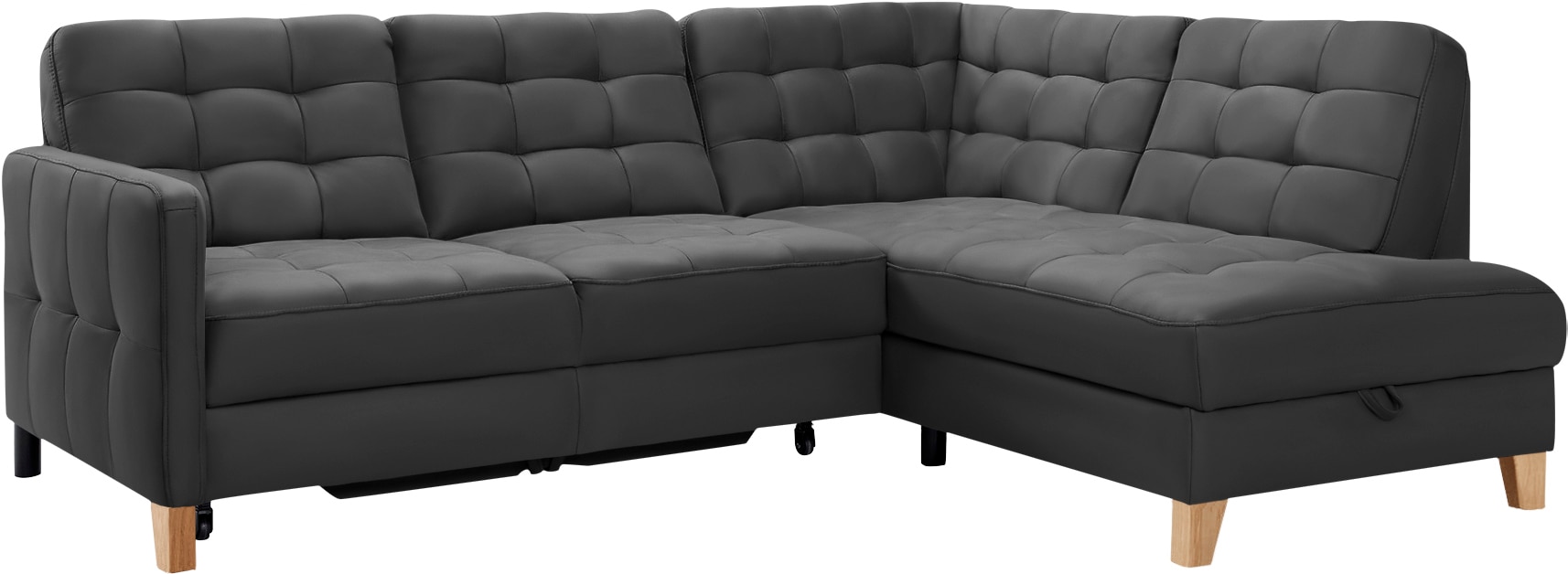 exxpo - sofa fashion Ecksofa »Elio, kompakt & bequem, zeitloses Design, Bre günstig online kaufen