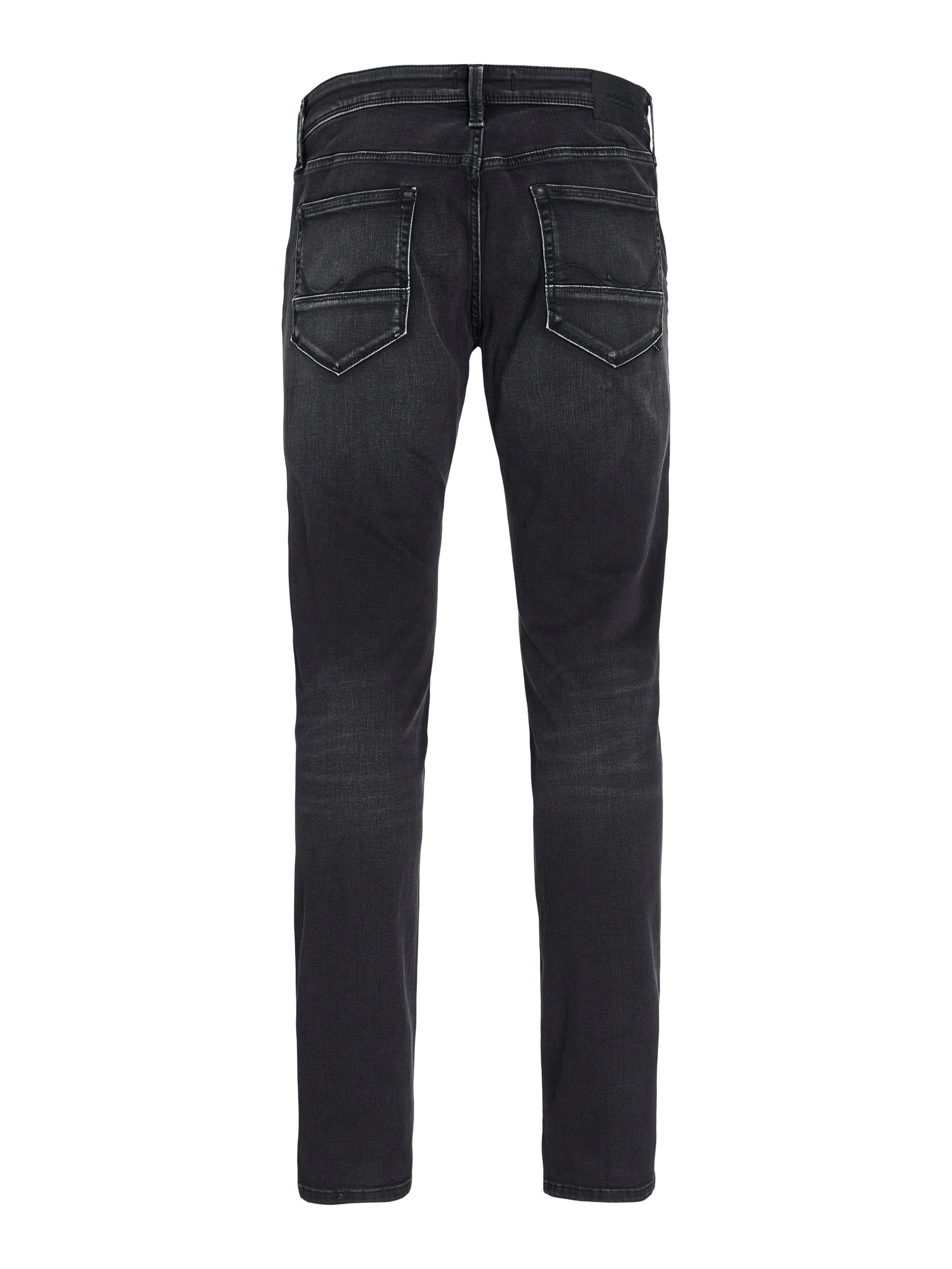 Jack & Jones Slim-fit-Jeans »JJIGLENN – Jeans mit Gürtelschlaufen und Used-Waschung« Used, modisch, slim fit, Denim/Jeans