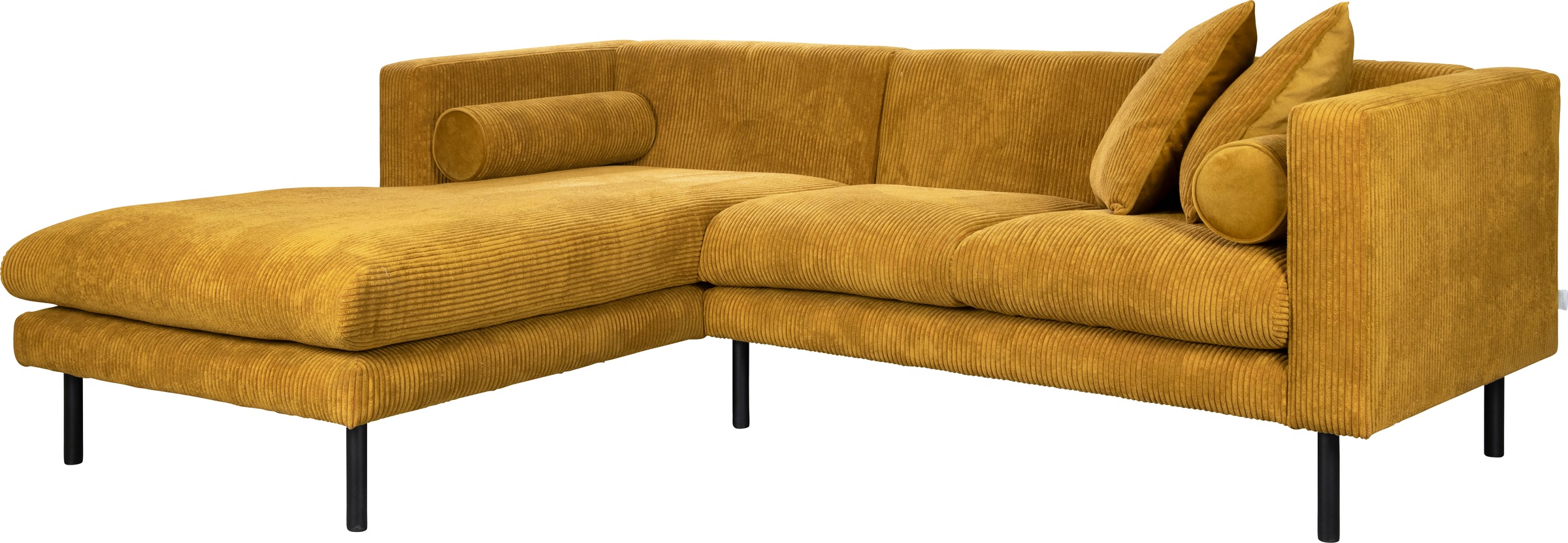 Guido Maria Kretschmer Home&Living Ecksofa »Lillibeth L-Form Designsofa, Maße B/T/H: 240/173/83 cm«, Zierkissen als Wendekissen, in Samtoptik oder Cord
