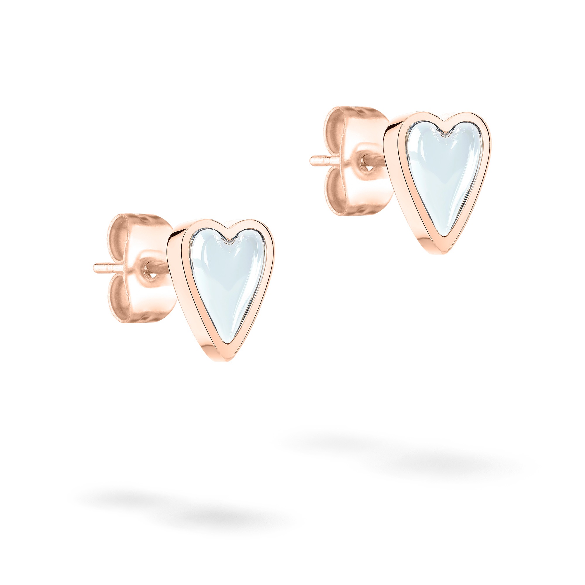 Liebeskind Berlin Paar Ohrstecker »Schmuck Geschenk Edelstahl Ohrringe Glass Heart«