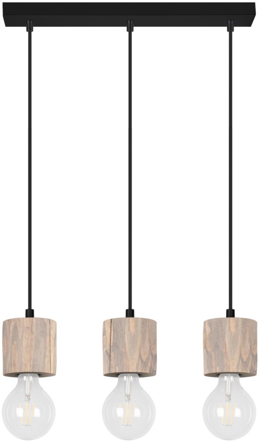 SPOT Light Pendelleuchte »PINO«, 3 flammig, Leuchtmittel E27   ohne Leuchtm günstig online kaufen