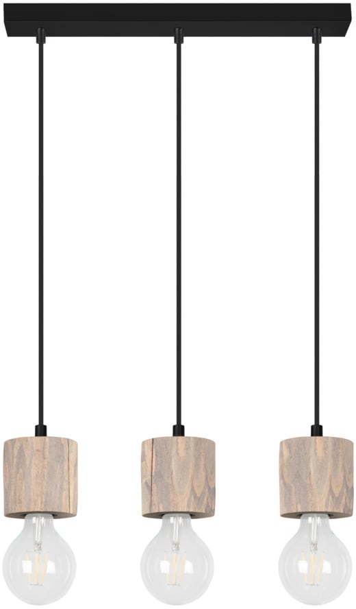 SPOT Light Pendelleuchte »PINO«, 3 flammig, Leuchtmittel E27   ohne Leuchtm günstig online kaufen