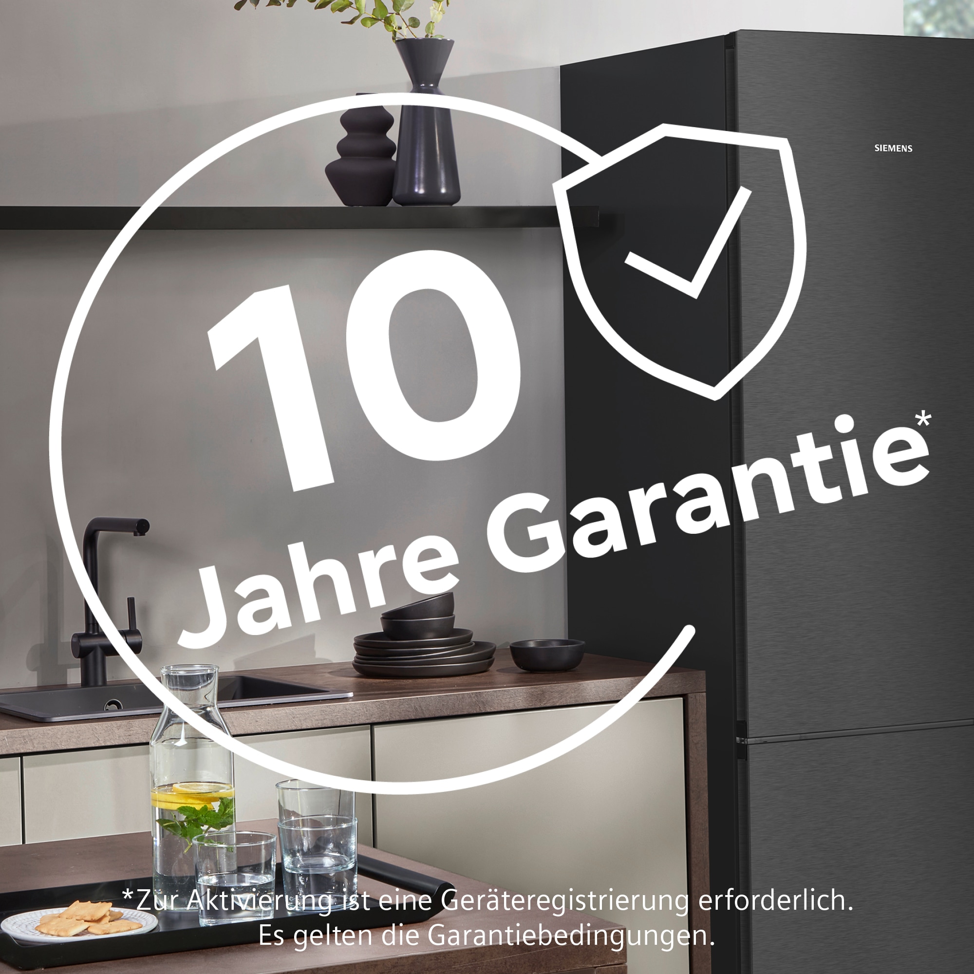 SIEMENS Kühl-/Gefrierkombination iQ500 »KG49NAIBG« 203 cm hoch 70 cm breit hyperFresh System für frisches Obst und Gemüse sowie Total noFrost