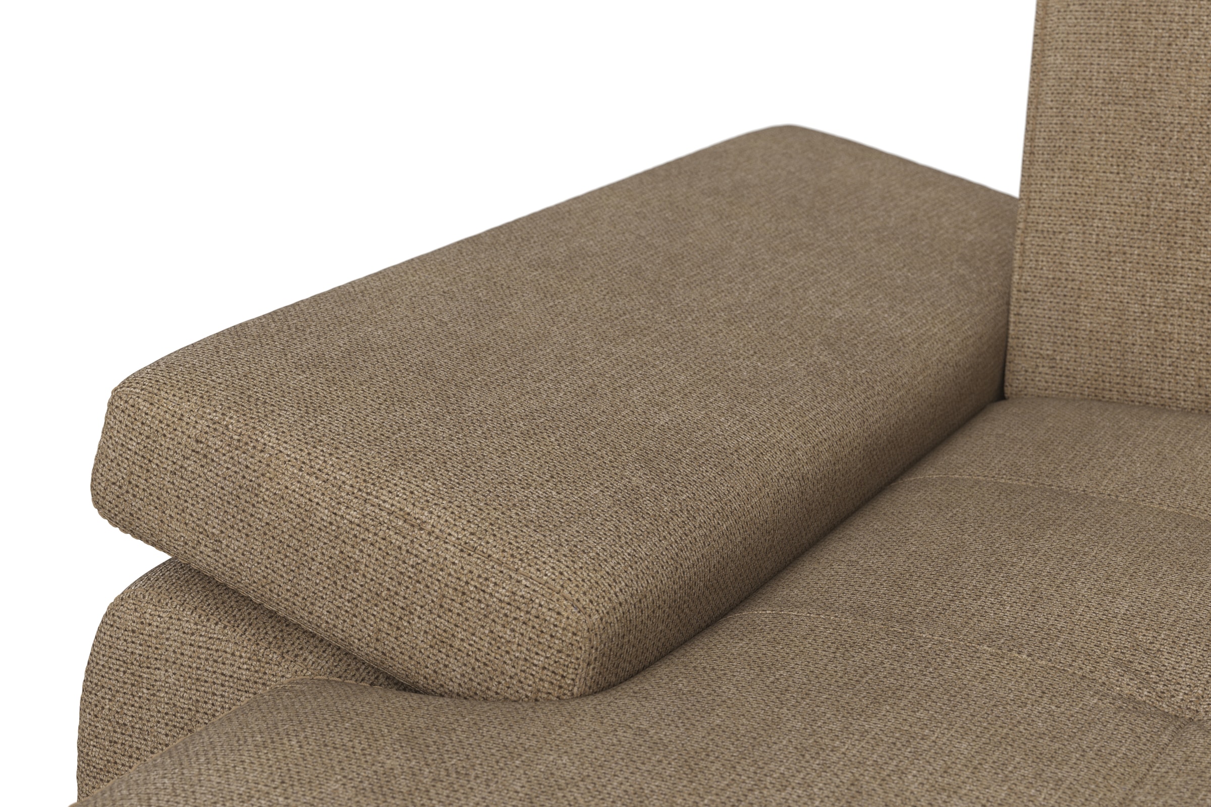DOMO collection Wohnlandschaft »Capelo U-Form«, mit Armteilverstellung, wahlweise mit Bettfunktion, Federkern