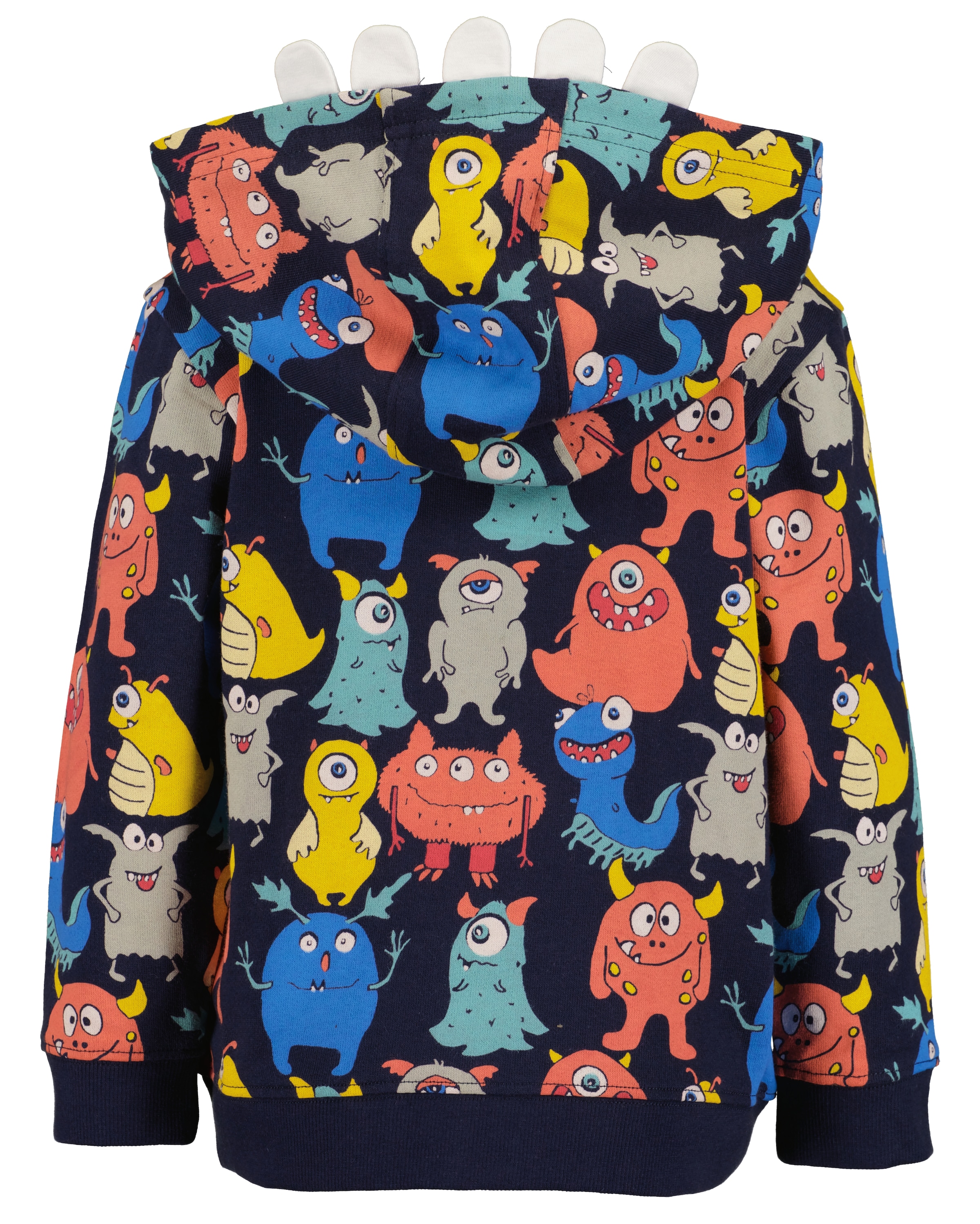 Blue Seven Kapuzensweatjacke im Monster-Look