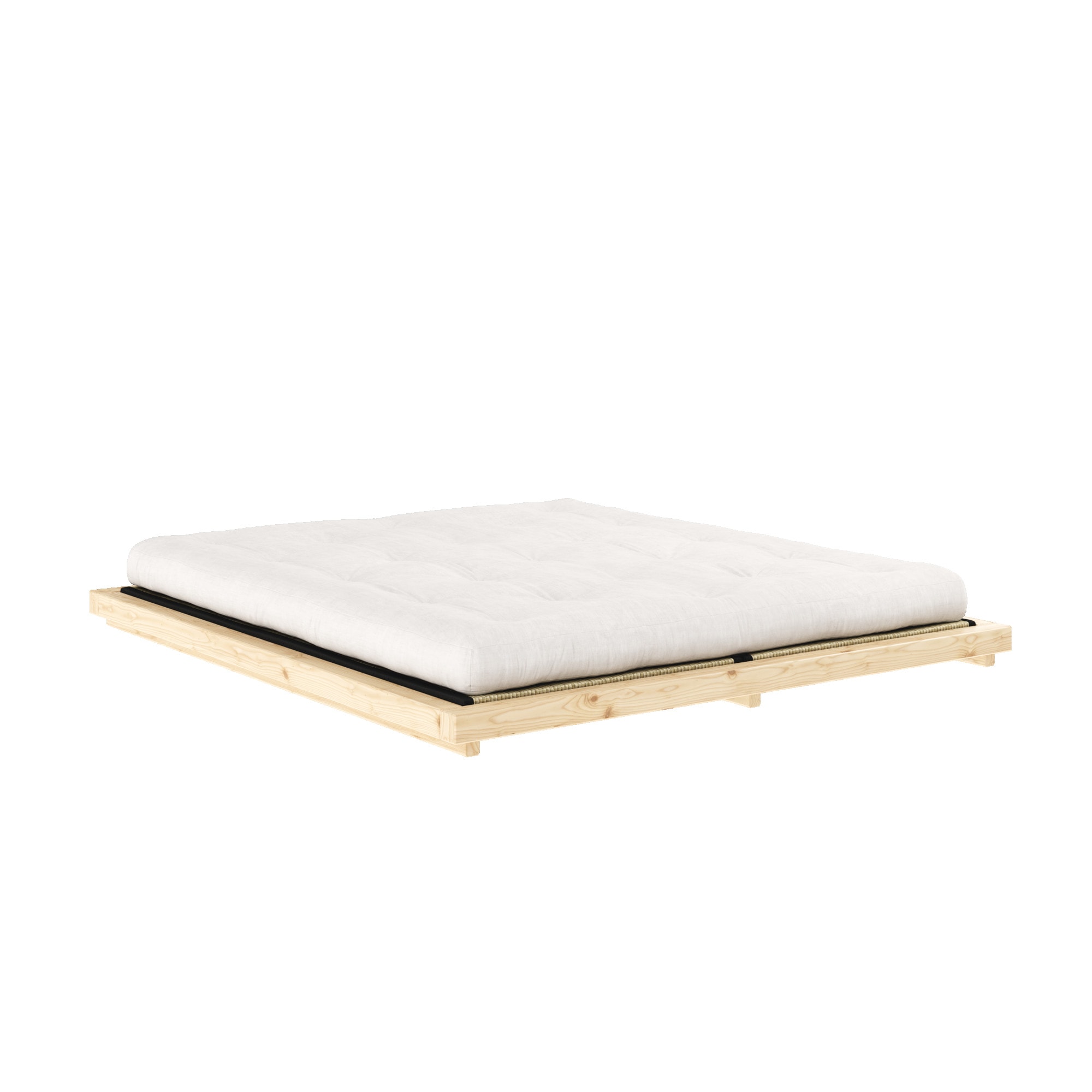 Karup Design Bettgestell »DOCK BED, Futonbett, Massivholzbett, Bett ohne Matratze«, Bett mit Lattenrost, aus FSC® zertifizierter Kiefer, mehrere Größen