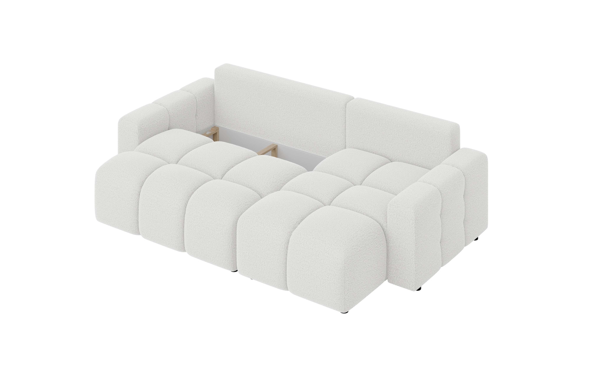 Home affaire Ecksofa »FELICI, Schlafsofa 233cm, L-Form mit Recamiere beidseitig montierbar« Designsofa mit Bettfunktion und Bettkasten, Maße B/T/H: 233/142/88 cm