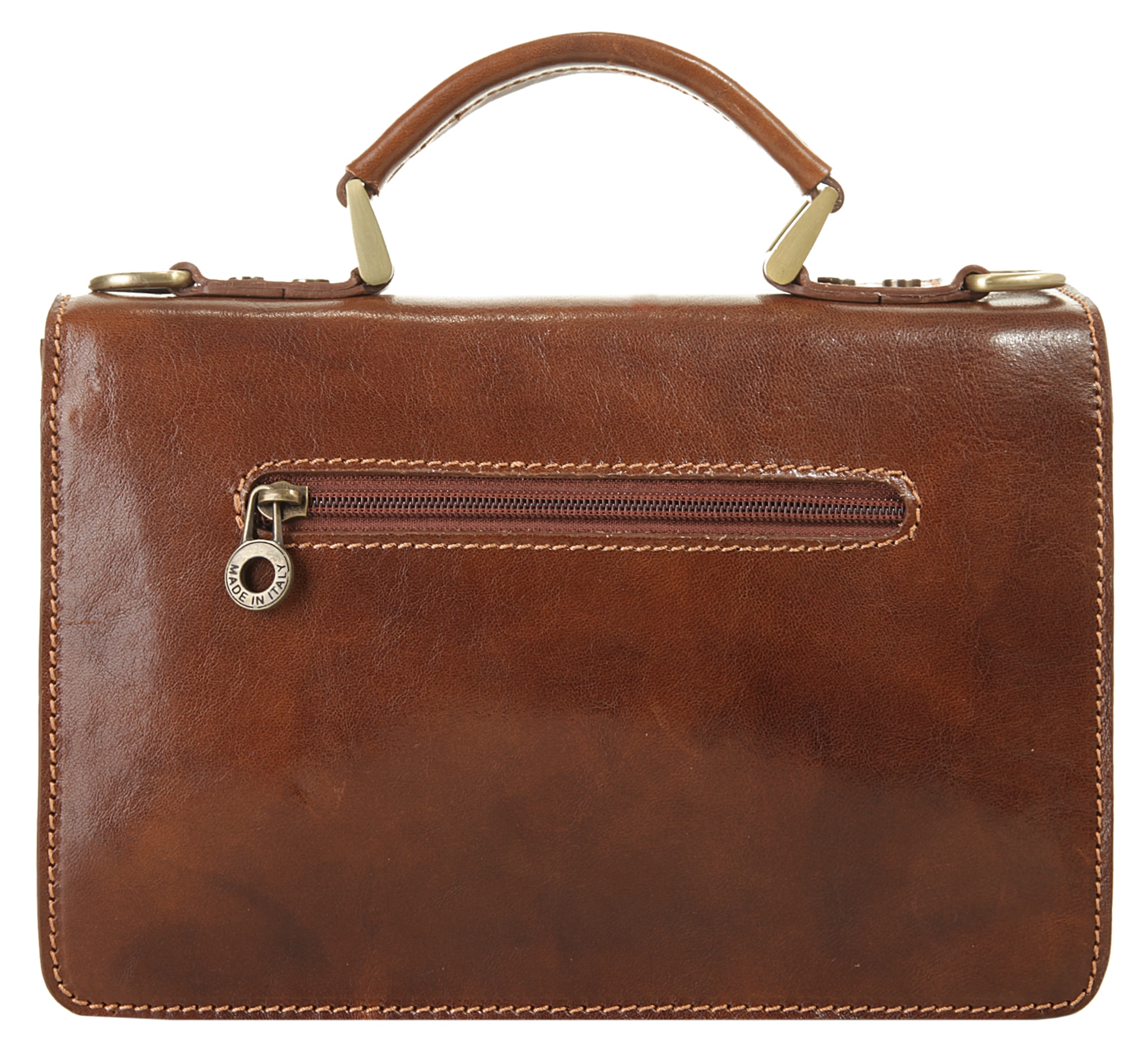 Piké Umhängetasche, echt Leder, Made in Italy