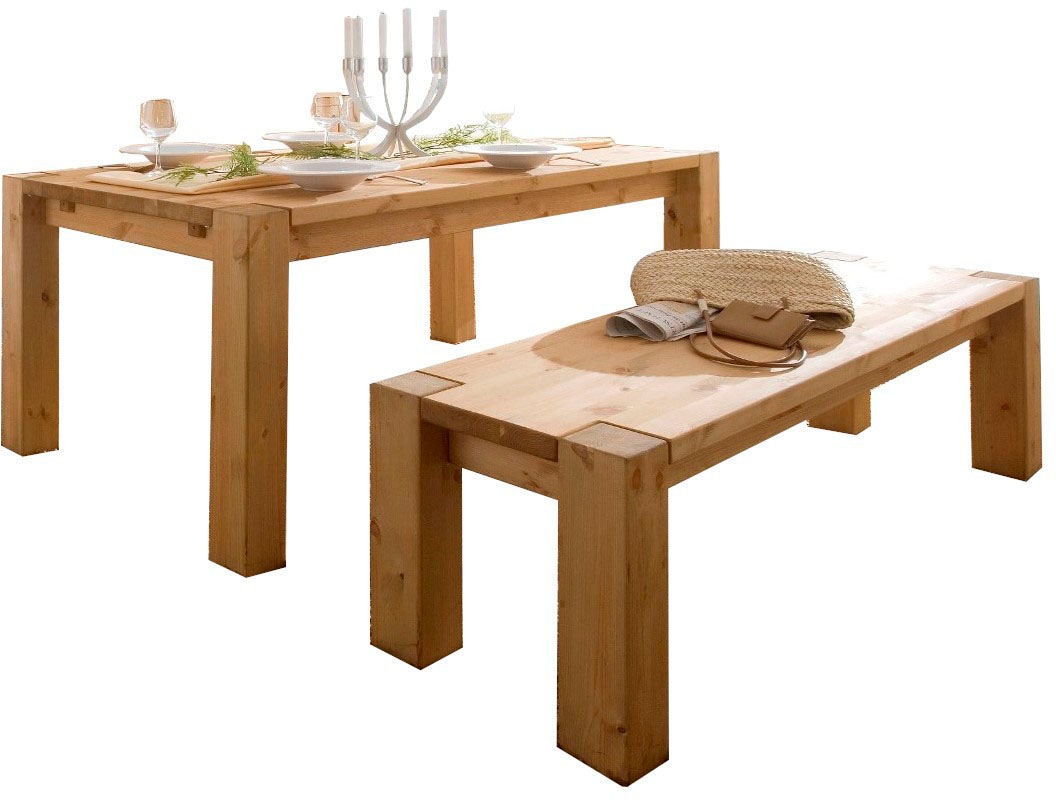 Wohnglücklich by Infantil Esstisch »Vita«, Tisch, Breite auswählbar  140/160/180 cm, Kiefer massiv, Landhausstil auf Raten bestellen