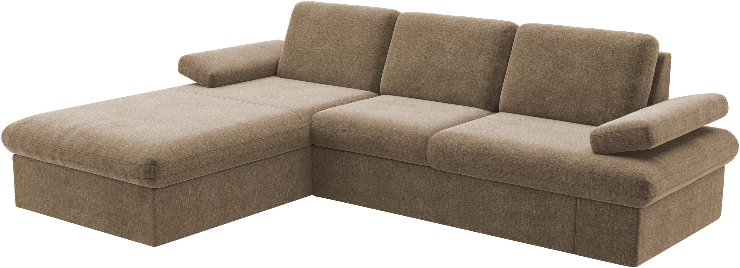 sit&more Ecksofa »Moreno«, mit Armteilverstellung,wahlweise mit Bettfunktion