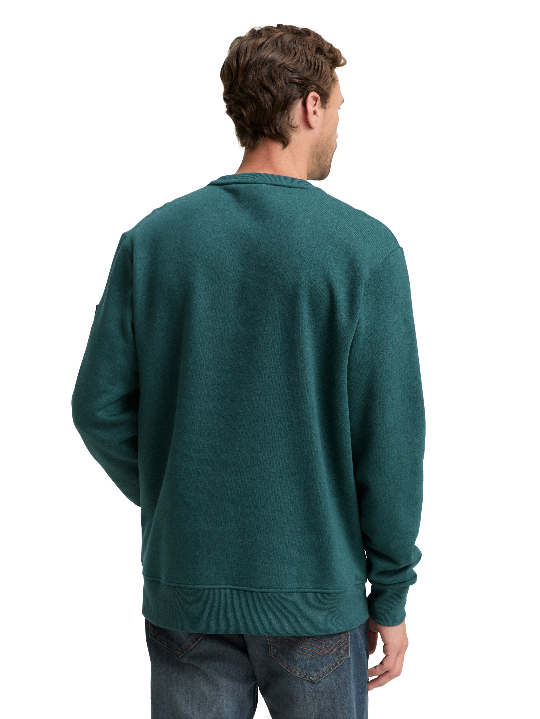 TOM TAILOR Sweatshirt , mit Logo Stickerei am Arm
