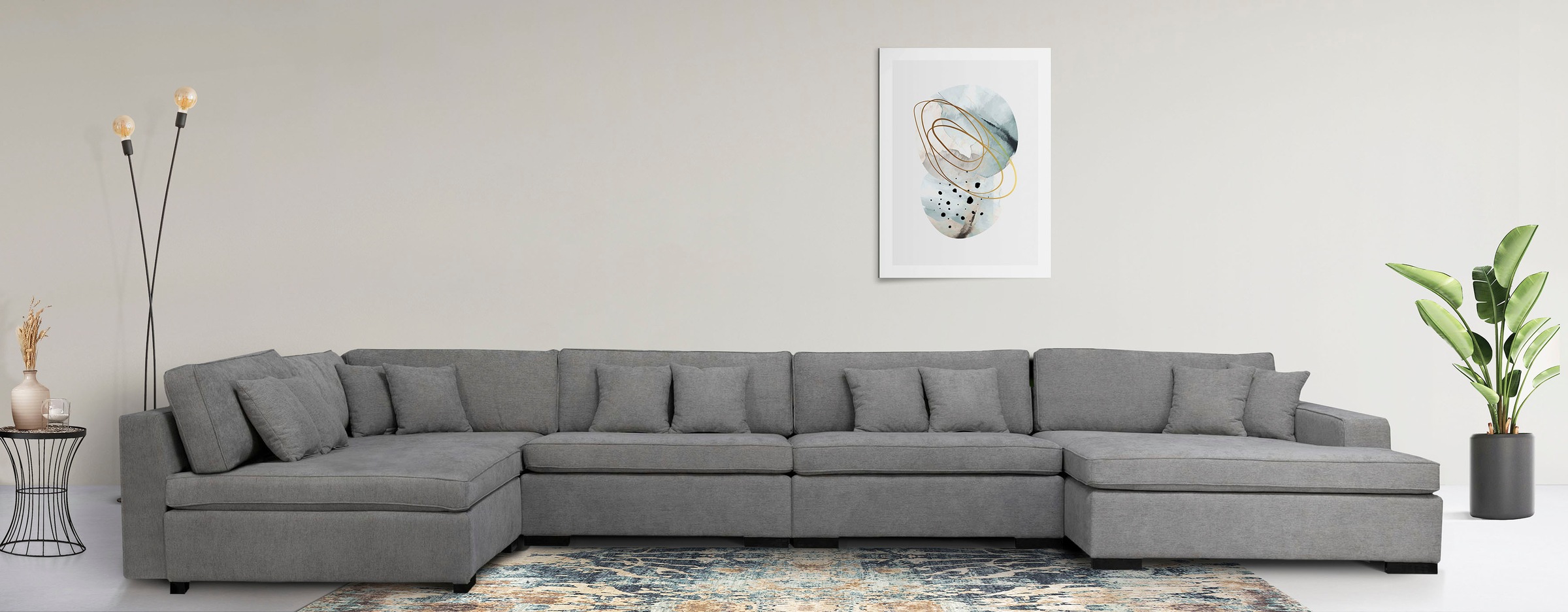 Guido Maria Kretschmer Home&Living Wohnlandschaft »Skara U-Form«, Lounge-So günstig online kaufen