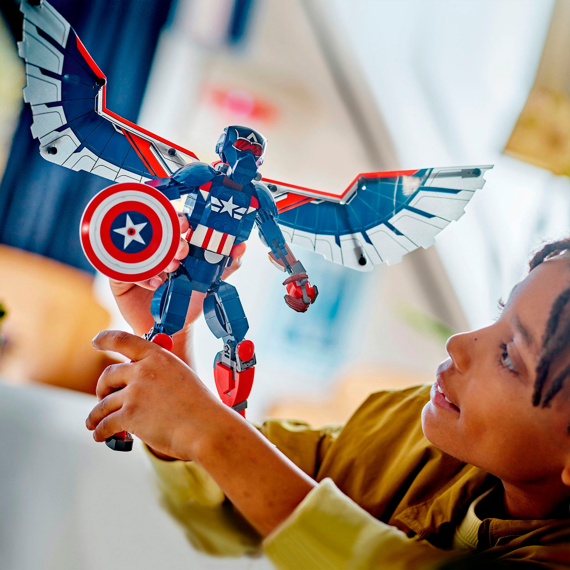 LEGO® Konstruktionsspielsteine »New Captain America Baufigur (76296), LEGO Super Heroes«, (359 St.), Made in Europe