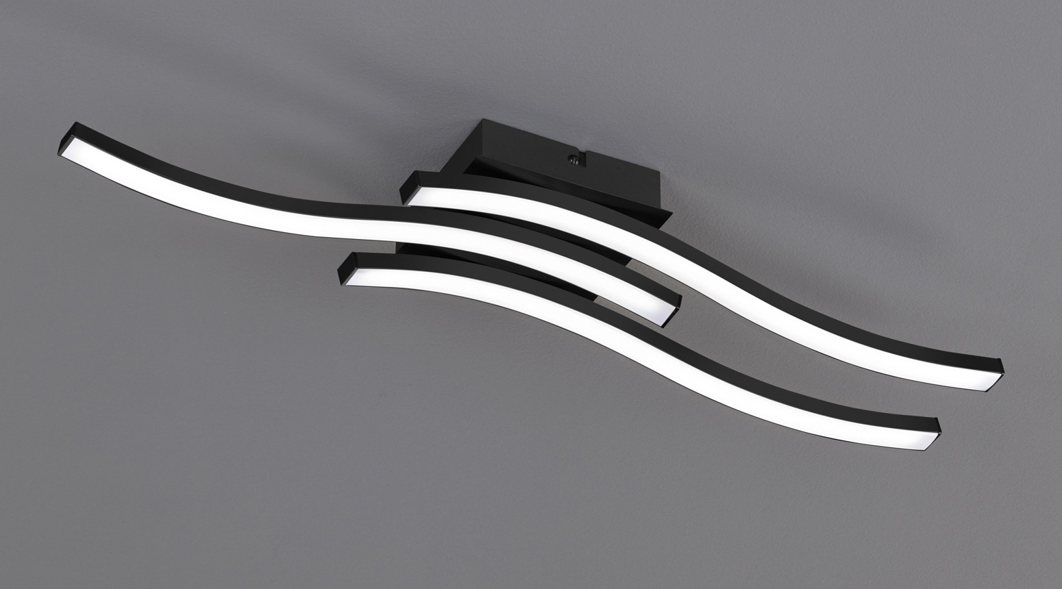 REALITY Leuchten LED Deckenleuchte »Route«, 3 flammig, Leuchtmittel LED-Modul | LED fest integriert, moderne Deckenlampe 3-flammig, LEDs mit 3x 500 Lumen