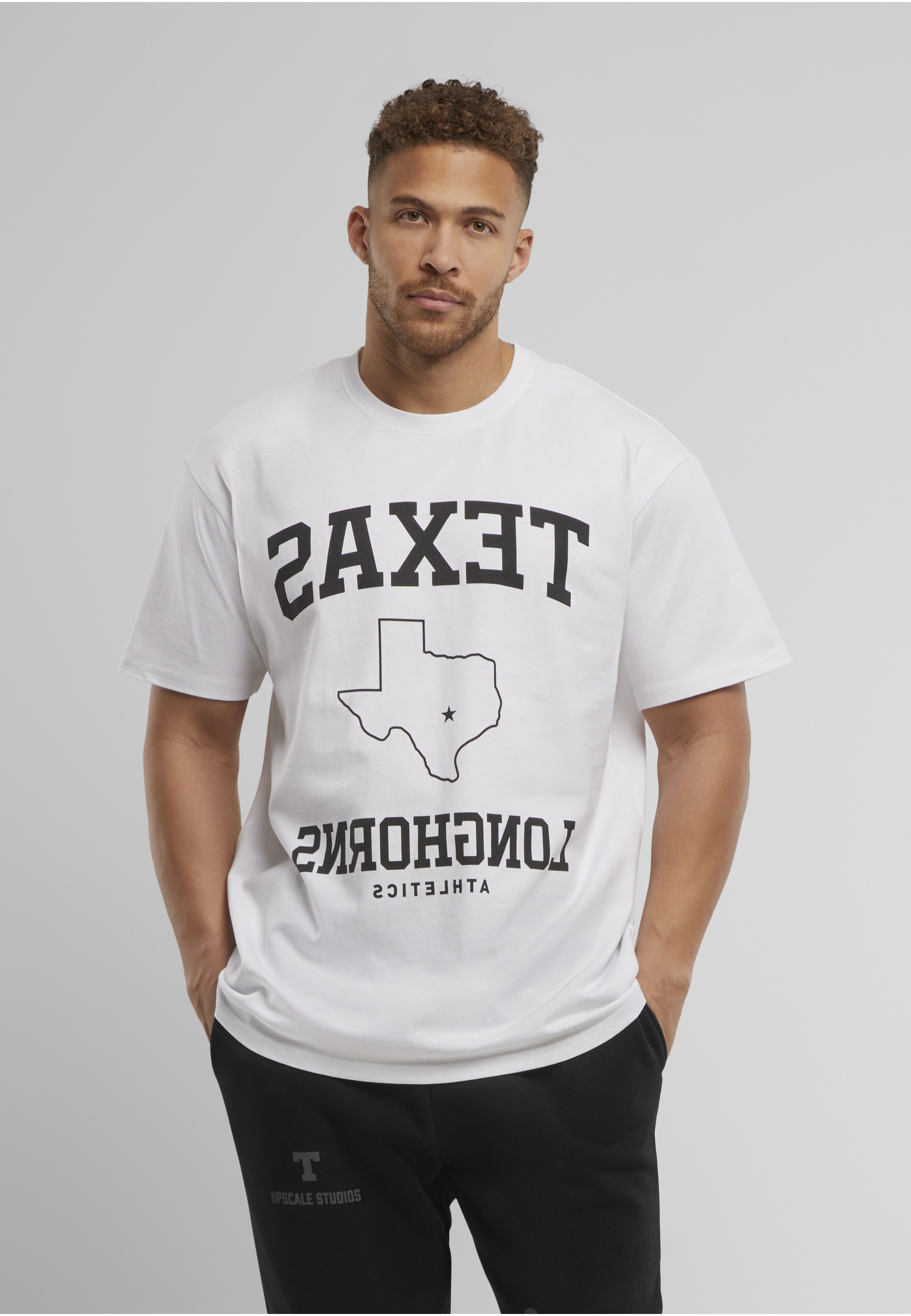 Upscale by Mister Tee T-Shirt »Upscale by Mister Tee Texas Longhorns Mirrored Oversize Tee« 1 Stk.