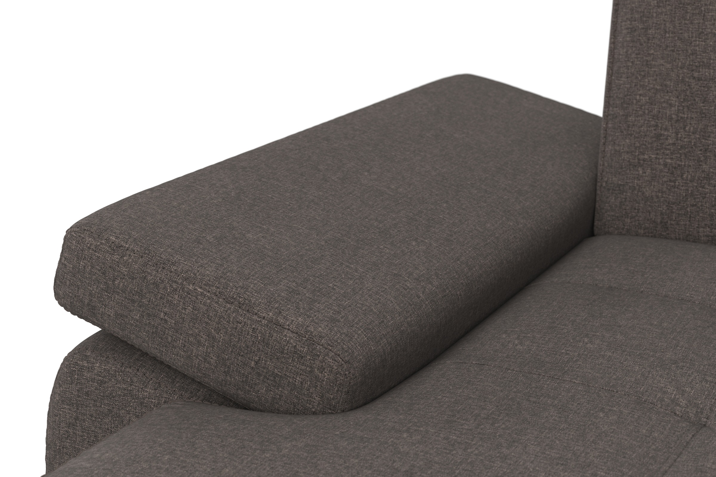 DOMO collection Wohnlandschaft »Capelo U-Form«, mit Armteilverstellung, wahlweise mit Bettfunktion, Federkern
