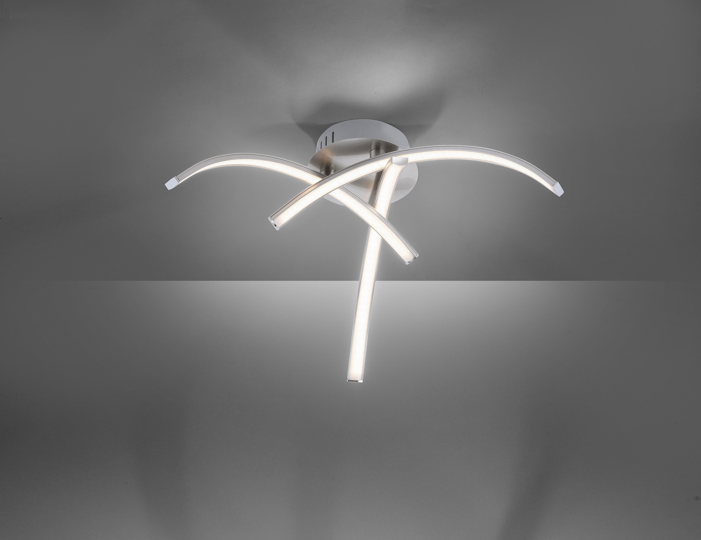 JUST LIGHT LED Deckenleuchte »VALERIE«, 3 flammig, Leuchtmittel LED-Board | LED fest integriert, LED Deckenlampe