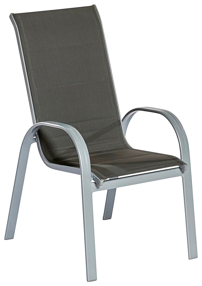 MERXX Hochlehner »Amalfi di lusso« () 2 Stk. Polyester 2er Set, graphit günstig online kaufen