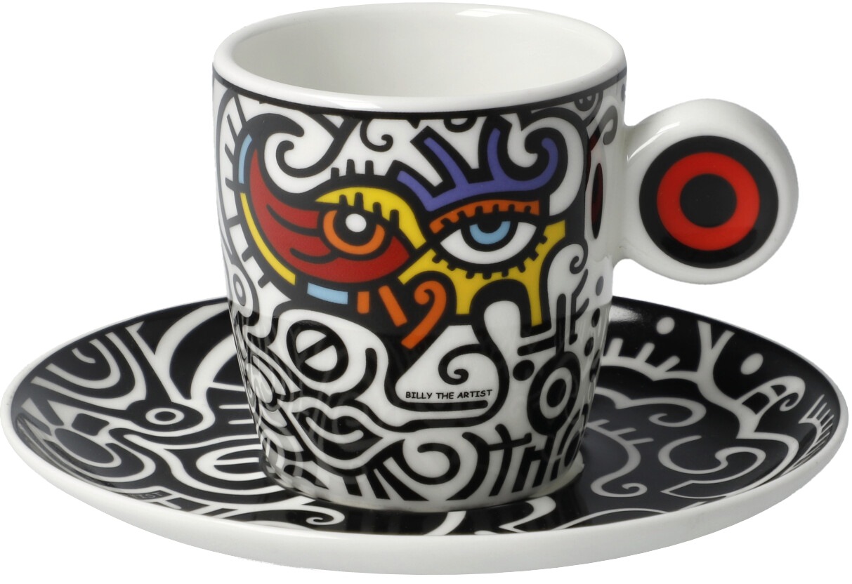 Goebel Espressotasse »Billy the Artist«, Pop Art, Billy The Artist - Bright Eyes I