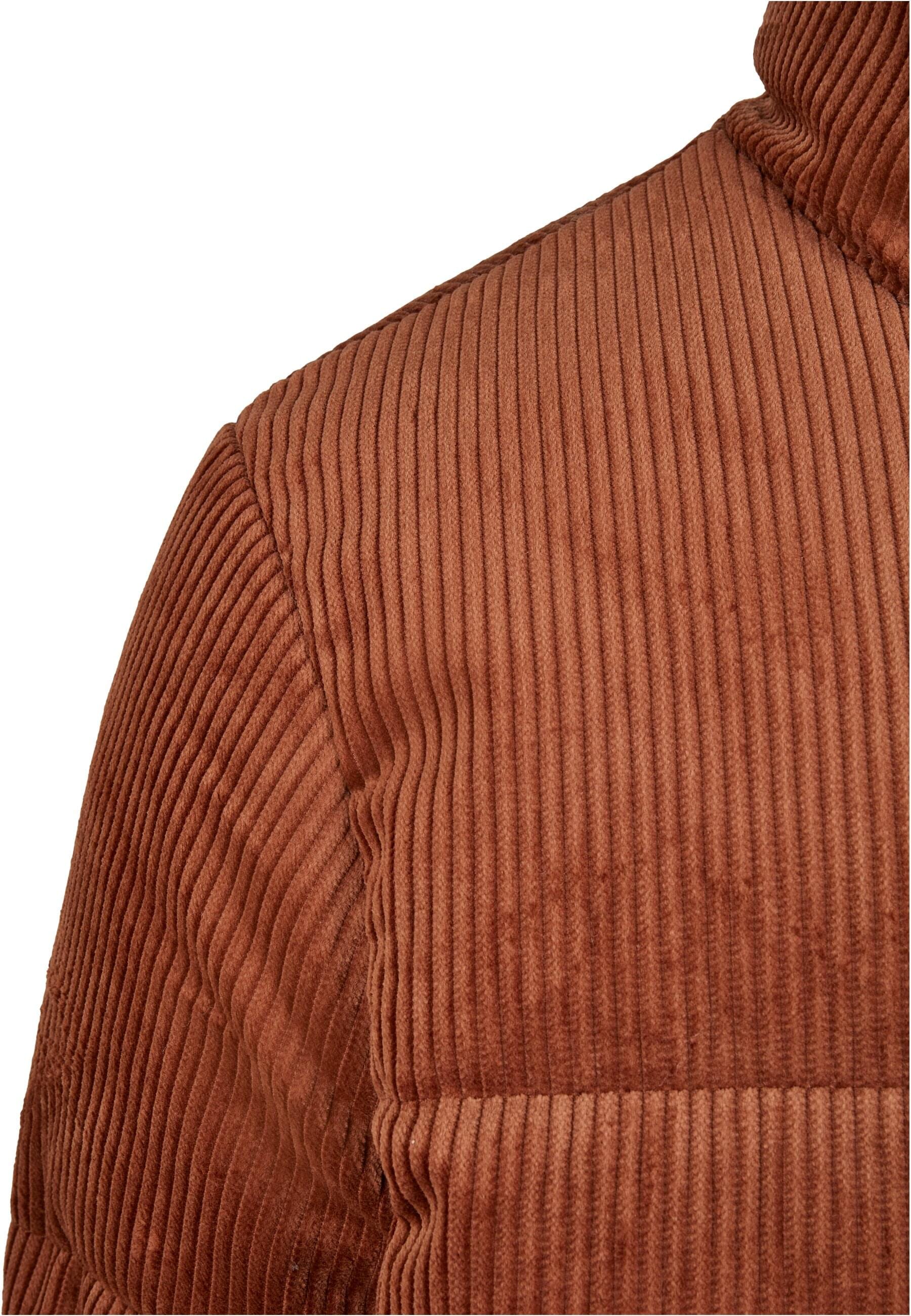 URBAN CLASSICS Winterjacke »Urban Classics Herren Boxy Corduroy Puffer Jacket« 1 Stk. tlg. ohne Kapuze