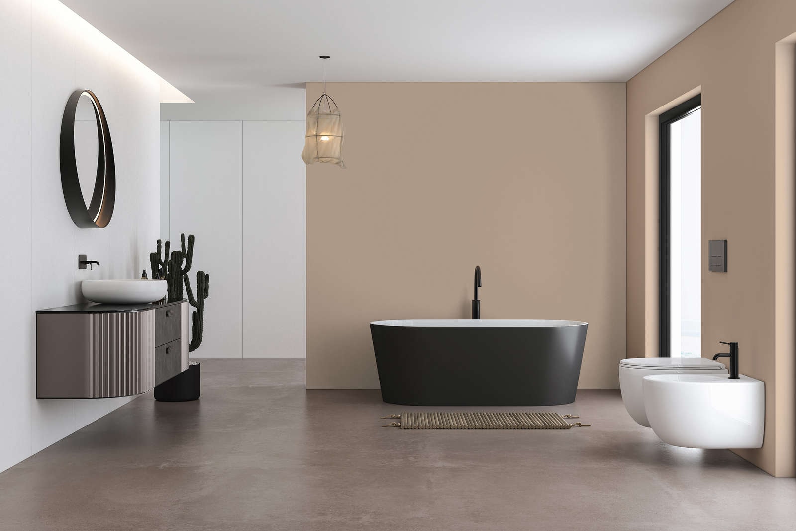 A.S. Création Wandfarbe »Premium Innenwandfarbe PURO Tuchmatt sandy beige« ideal für Wohnzimmer, Schlafzimmer, Flur und Küche, Farbwelt Beige