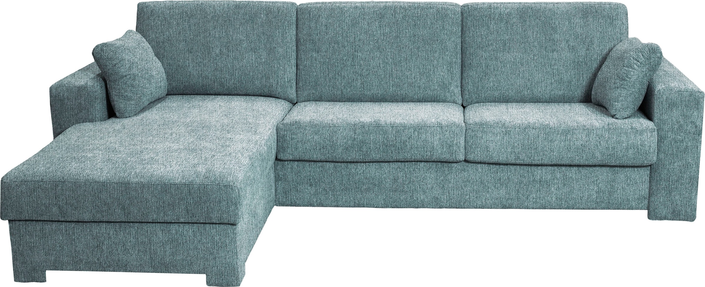 Home affaire Ecksofa »Roma "M" Matratzenhöhe 14 cm, Dauerschlaffunktion, mit Unterfederung,«, Liegemaße ca 143x198 cm, L-Form