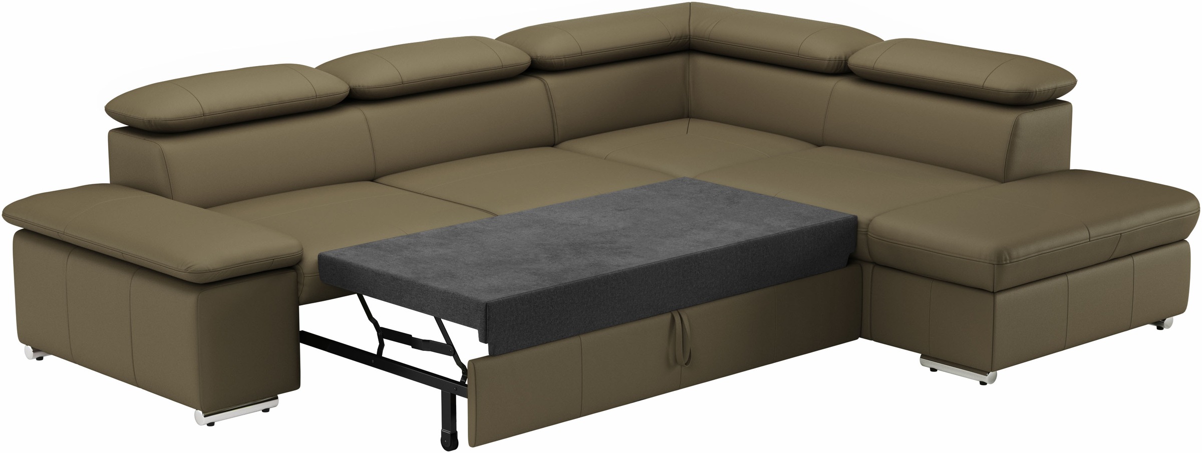 Ecksofa Valantine V, wahlweise mit Bettfunktion