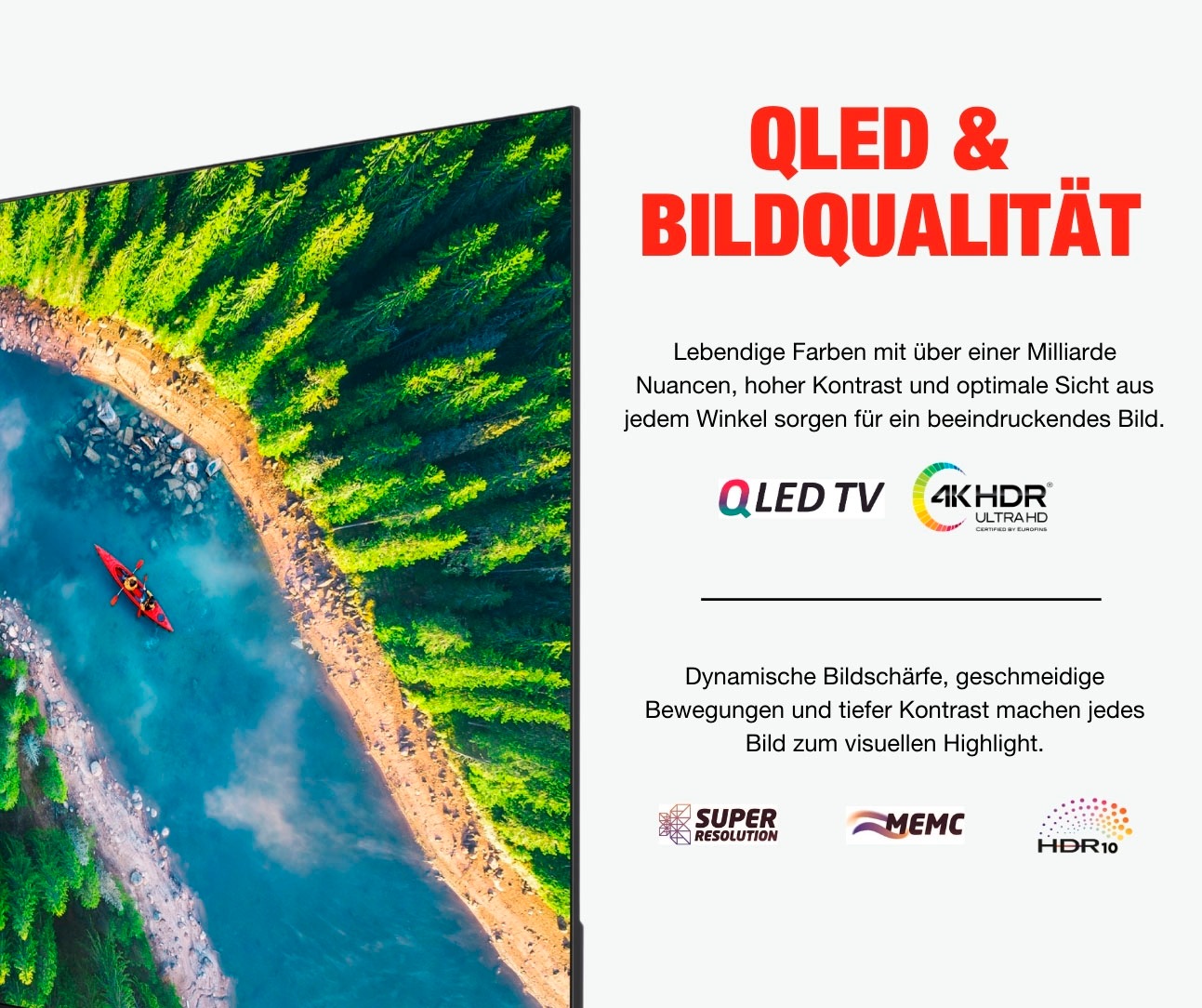 Telefunken QLED-Fernseher »D55Q750M8CW«, 4K Ultra HD, Smart-TV