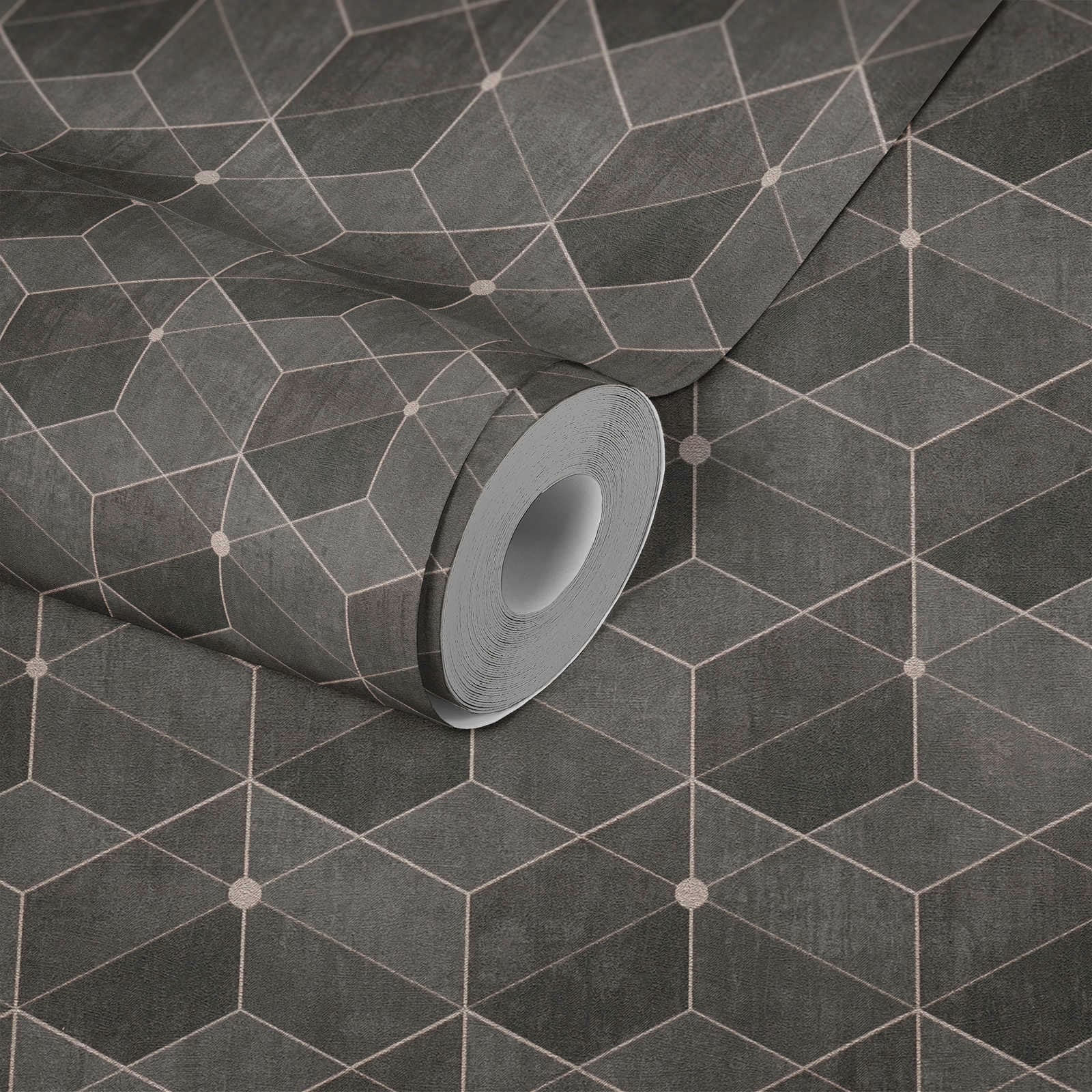 living walls 3D-Tapete »Titanium«, 3D-Optik-geometrisch-grafisch, Geometrisch Tapete 3D Effekt Tapeten Wohnzimmer Schlafzimmer Küche