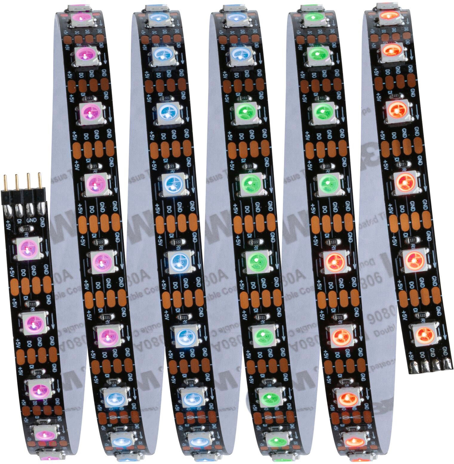 Paulmann LED-Streifen »Dynamic Rainbow RGB 1,5m 3W 60LEDs/m 5VA«, 1 St.-flammig