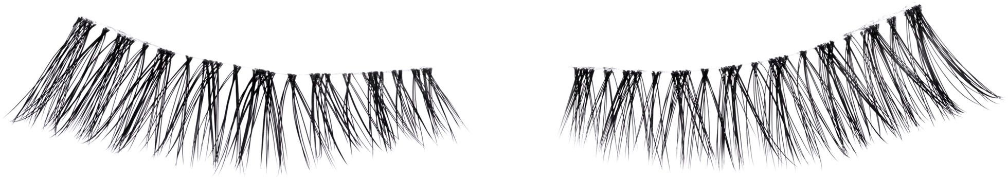 Luvia Cosmetics Bandwimpern Natürliche Spitzen, flexibles Band, auch für Anfänger, mit Kleber.