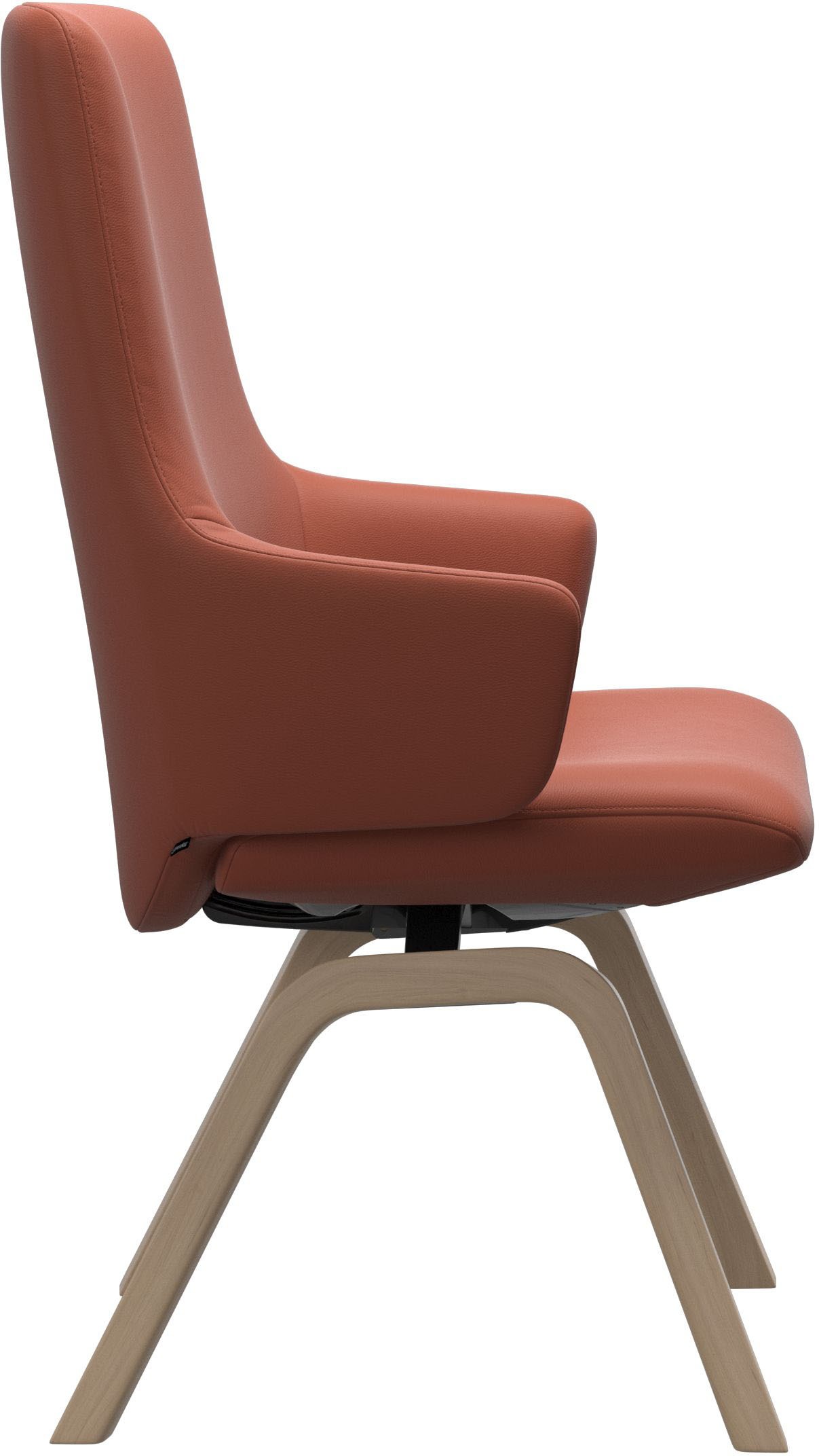 Stressless® Polsterstuhl »Laurel«, Leder PALOMA, High Back mit Armlehne, Größe L, schräggestellte Beine in Walnuss