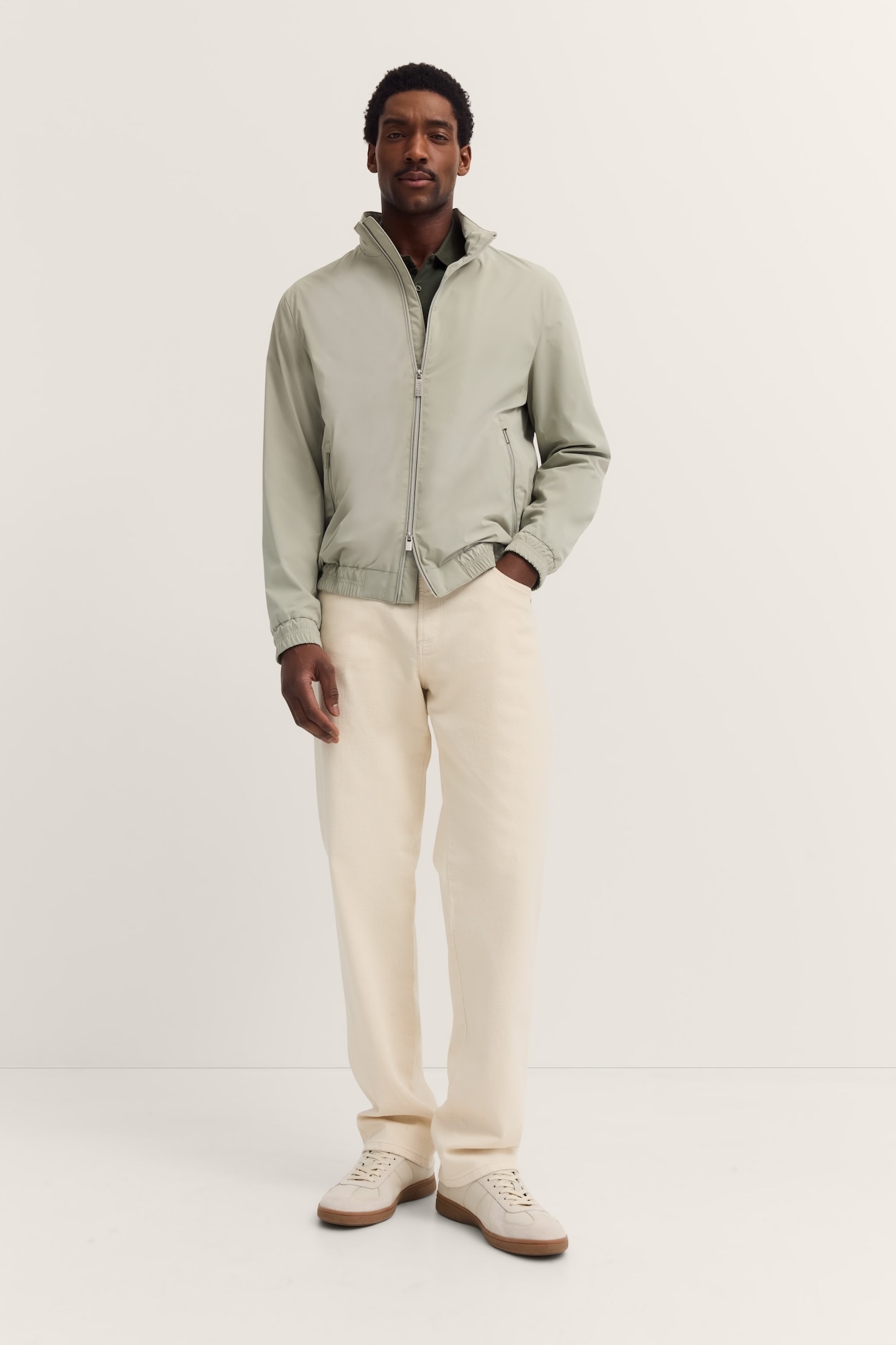 bugatti Blouson »Regular Fit« mit Stehkragen & Stretch-Funktion