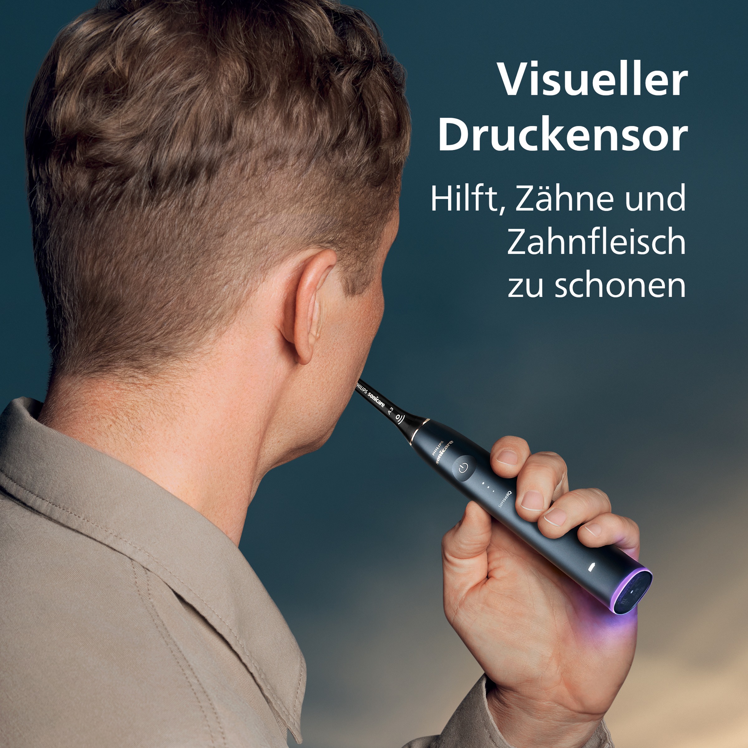 Philips Sonicare Elektrische Zahnbürste »Diamond Clean Prestige HX9992« 1 Stk. Aufsteckbürsten mit Schalltechnologie, SenseIQ-Technologie, KI gesteuerte Sonicare App