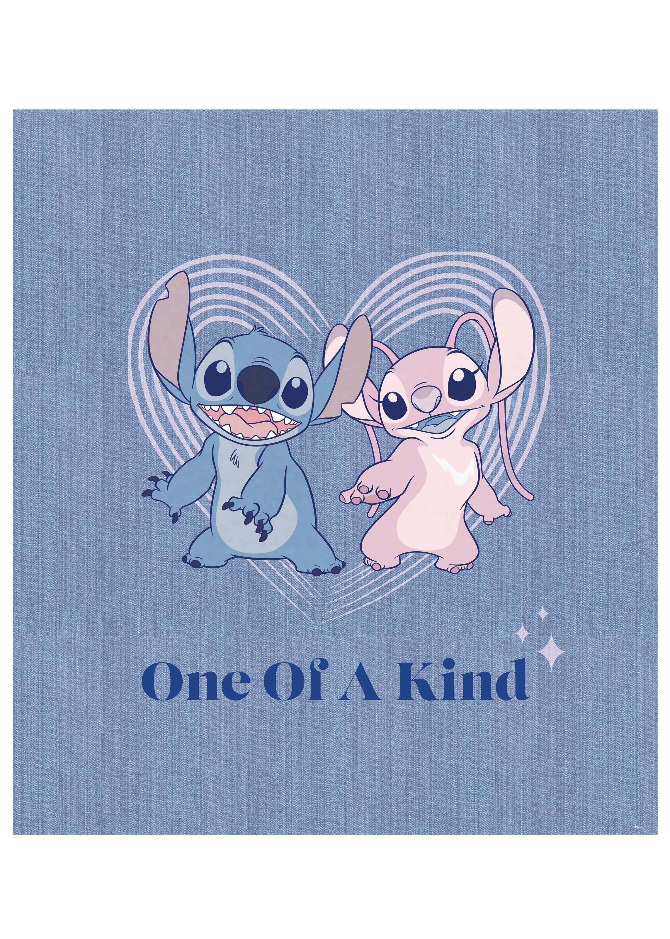 Komar Bild »Stitch One of a Kind«, Disney, (1 St.), Wandbild zur Dekoration im Kinderzimmer - ohne Rahmen