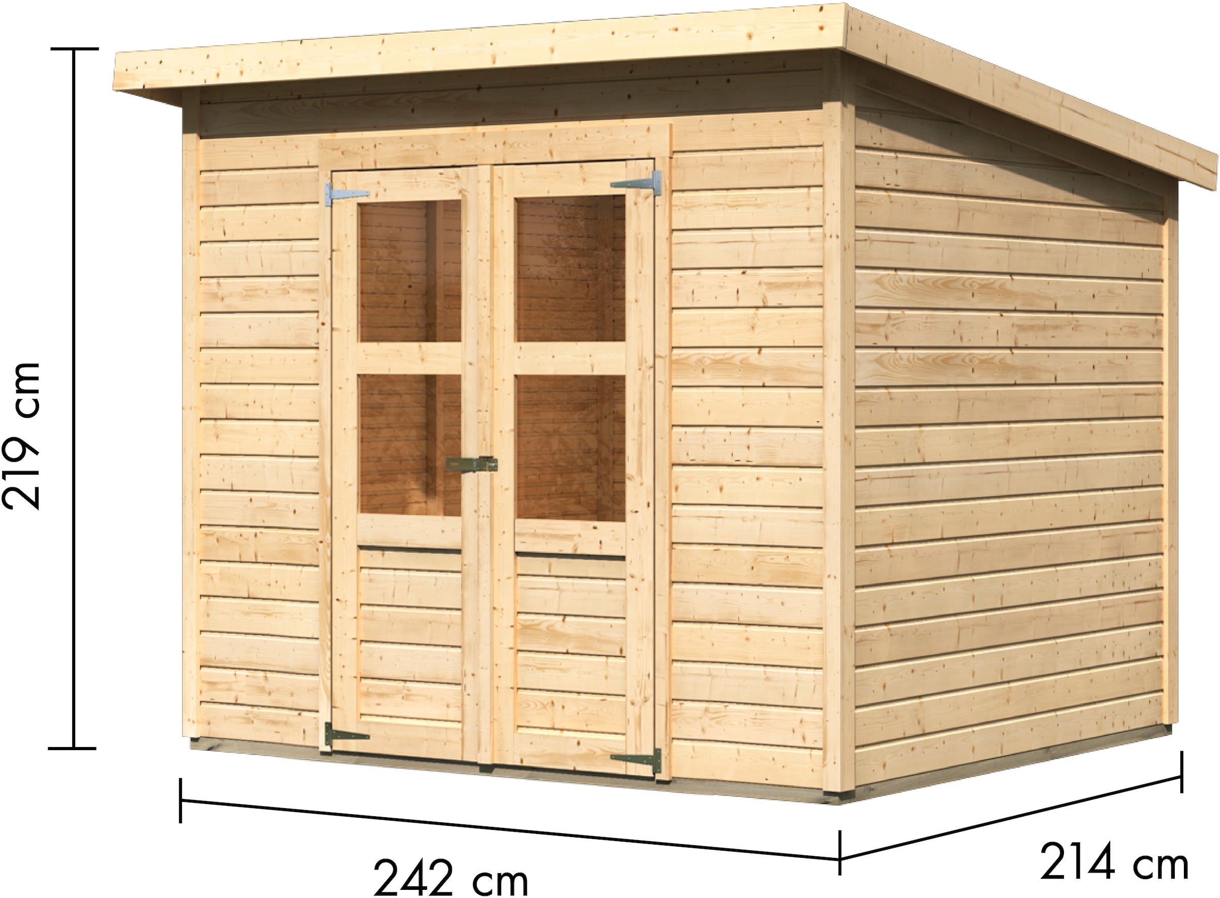 KONIFERA Gartenhaus »Akamaru 5«