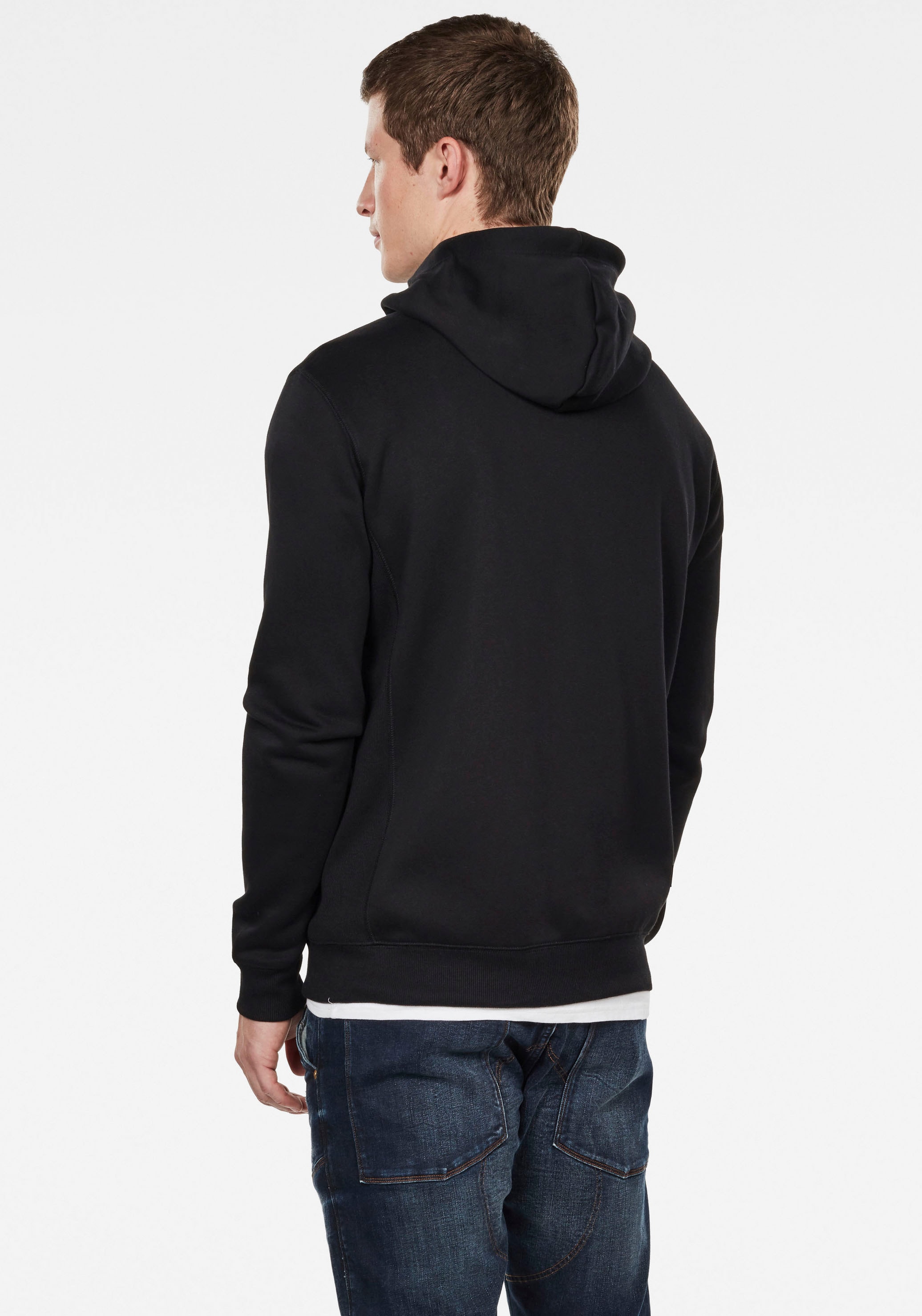 G-STAR Kapuzensweatjacke »Premium Basic Hooded Zip Sweater«
