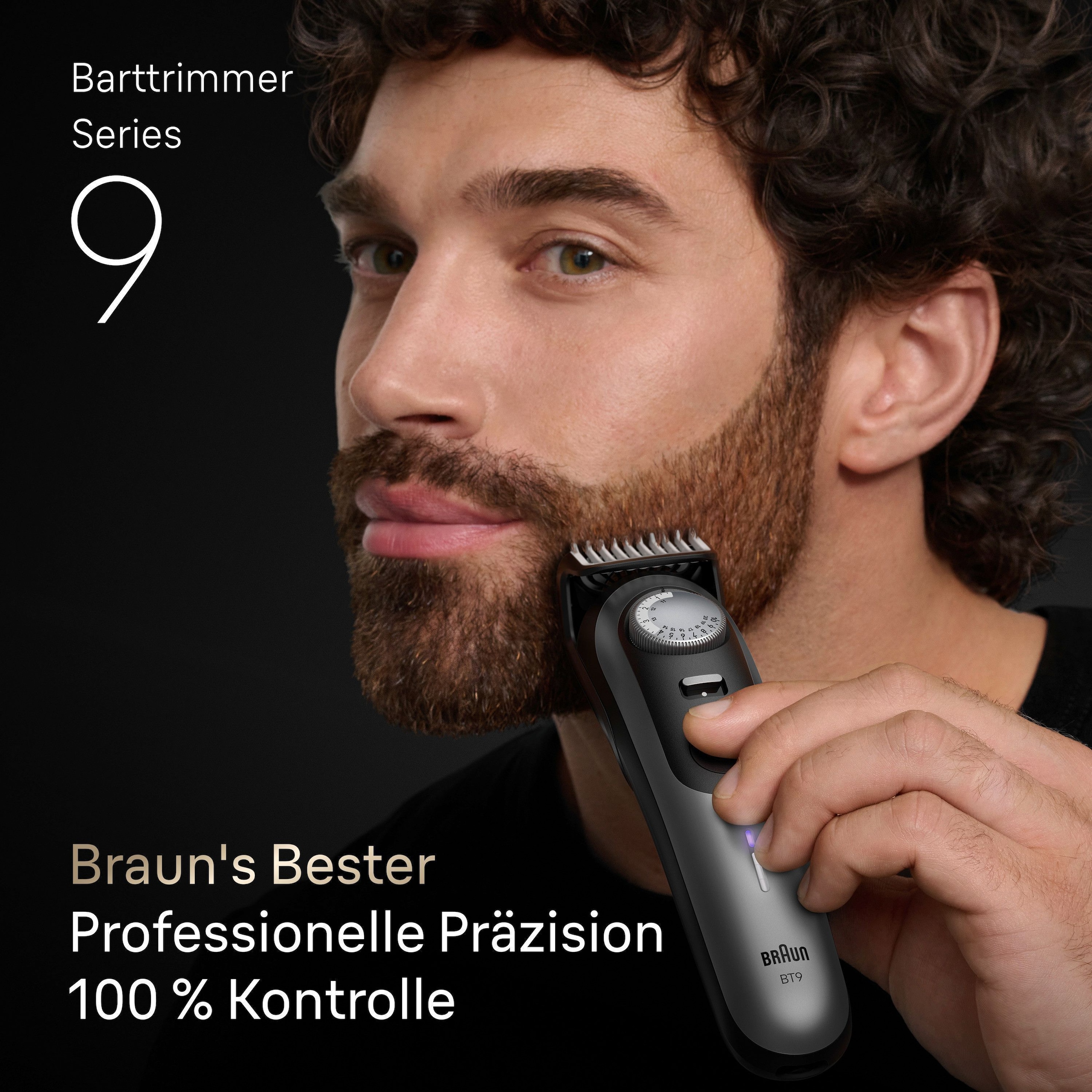 Braun Haarschneider »Series 9 BT9520 ARF1« 4 Aufsätze 7 Barber Tools, Power Boost, 180 Min Akku, 52 Längen, Wasserdicht
