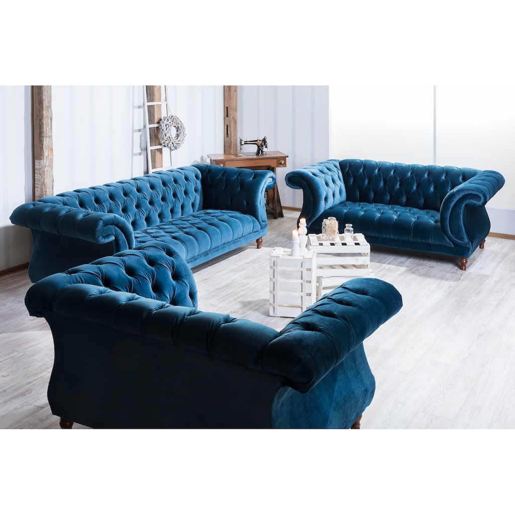 Max Winzer® Chesterfield-Sofa »Isabelle«