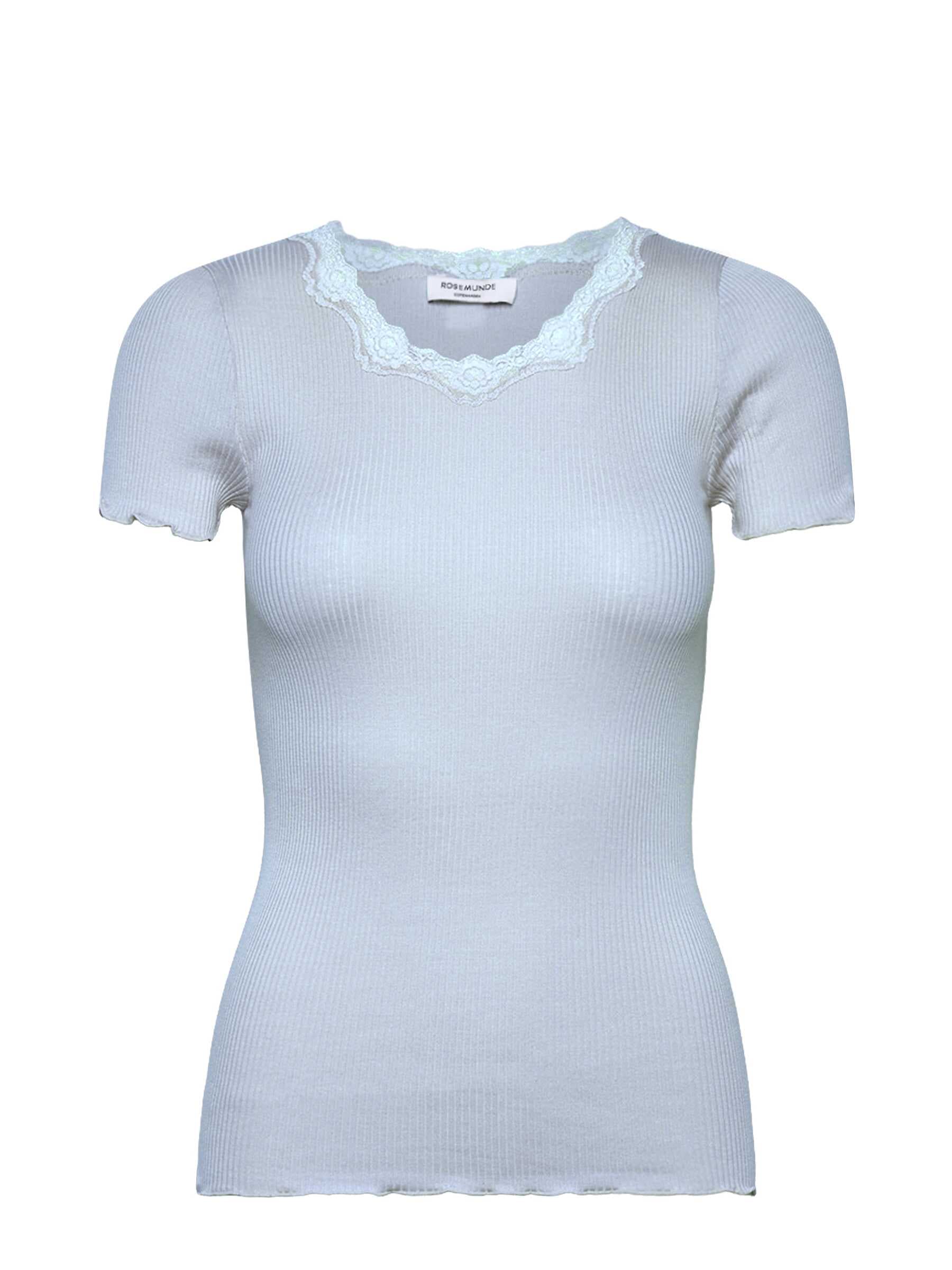 rosemunde Spitzenshirt »Beatha lace t-shirt mit Seide mit Seide« wunderschönes Halbarmshirt mit edler Spitze am Rundhalsausschnitt